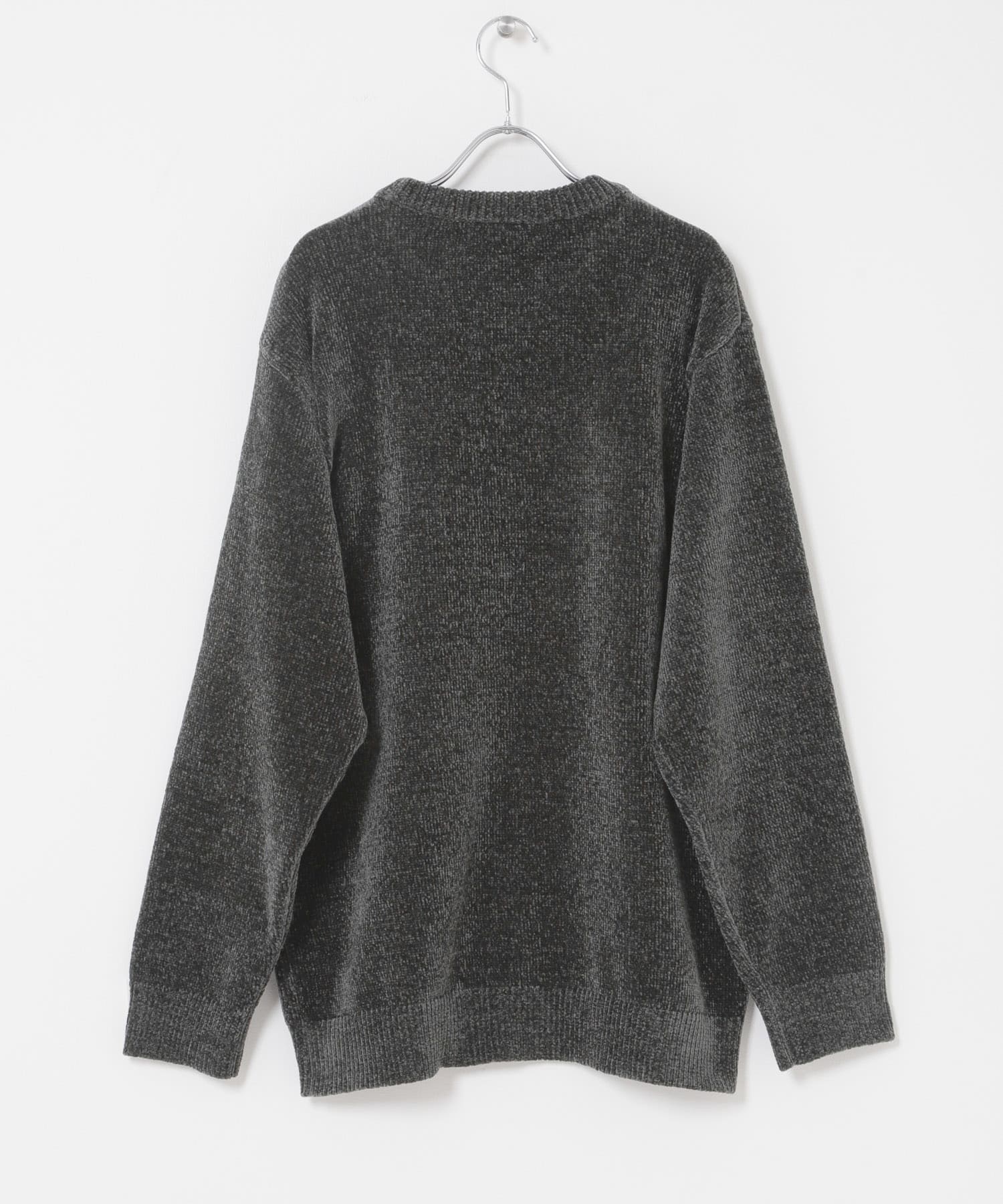 洗濯可』モールロゴグラフィックニット(M CHARCOAL): トップス｜URBAN
