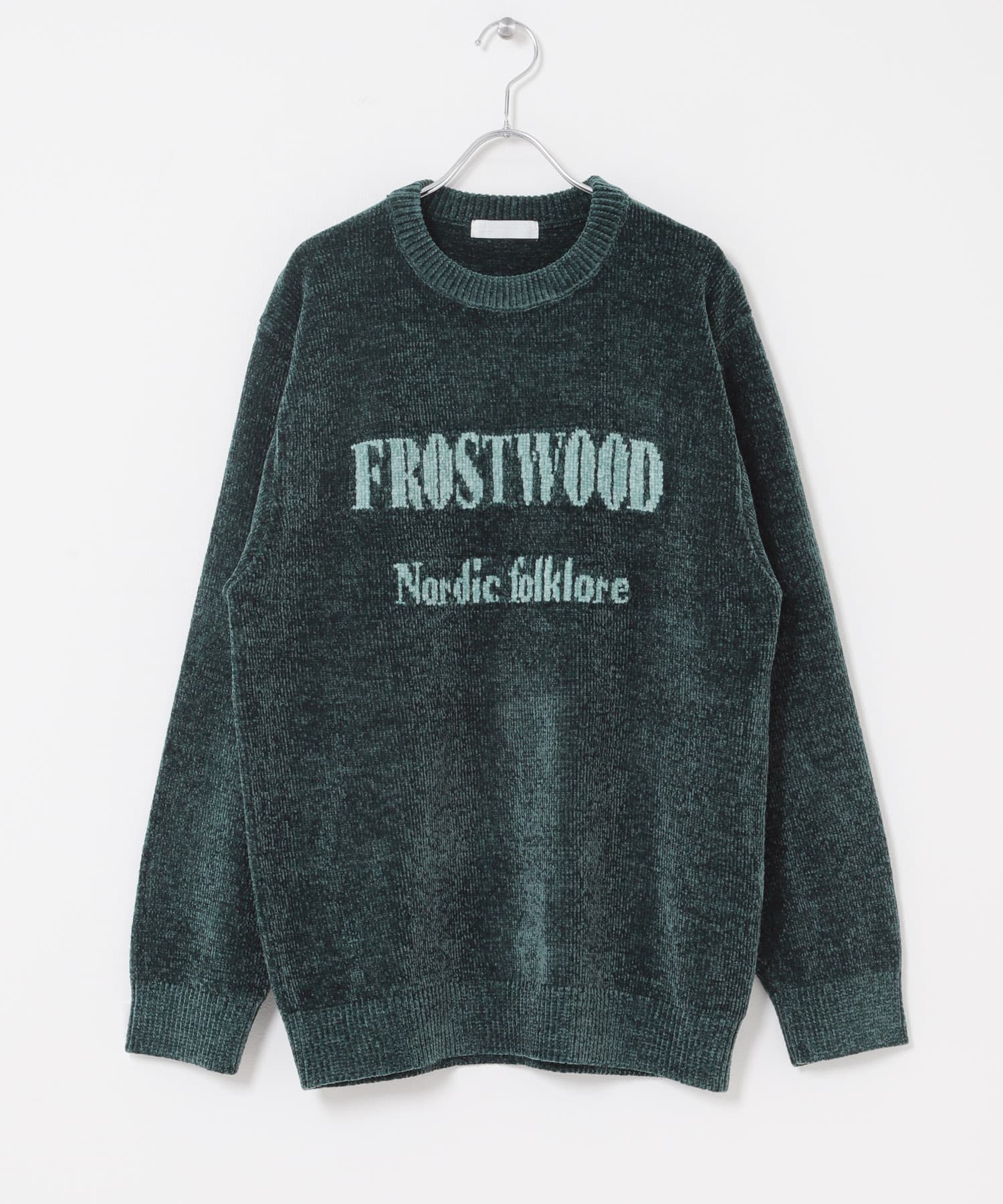 洗濯可』モールロゴグラフィックニット(M CHARCOAL): トップス｜URBAN