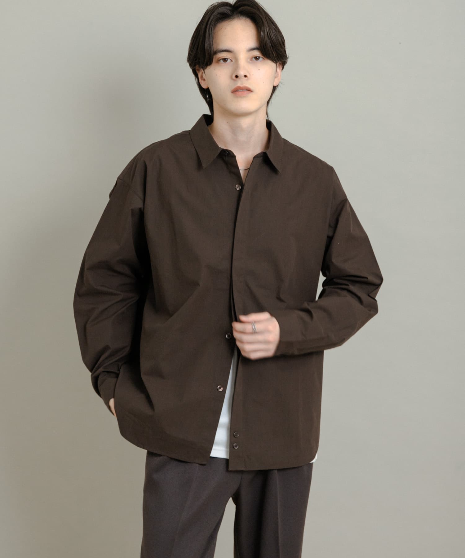 コンフォートピーチブロードシャツ