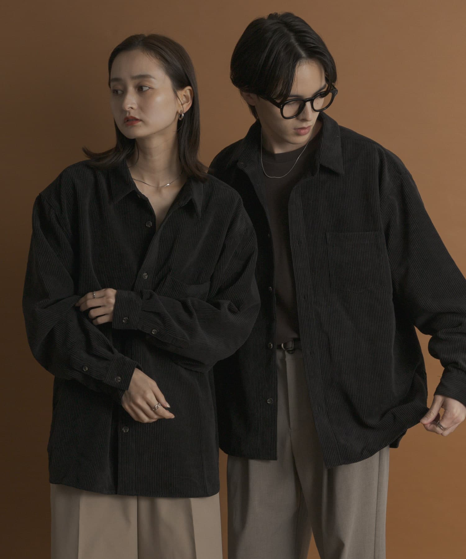 身長：173cm サイズ：L／身長：169cm サイズ：M