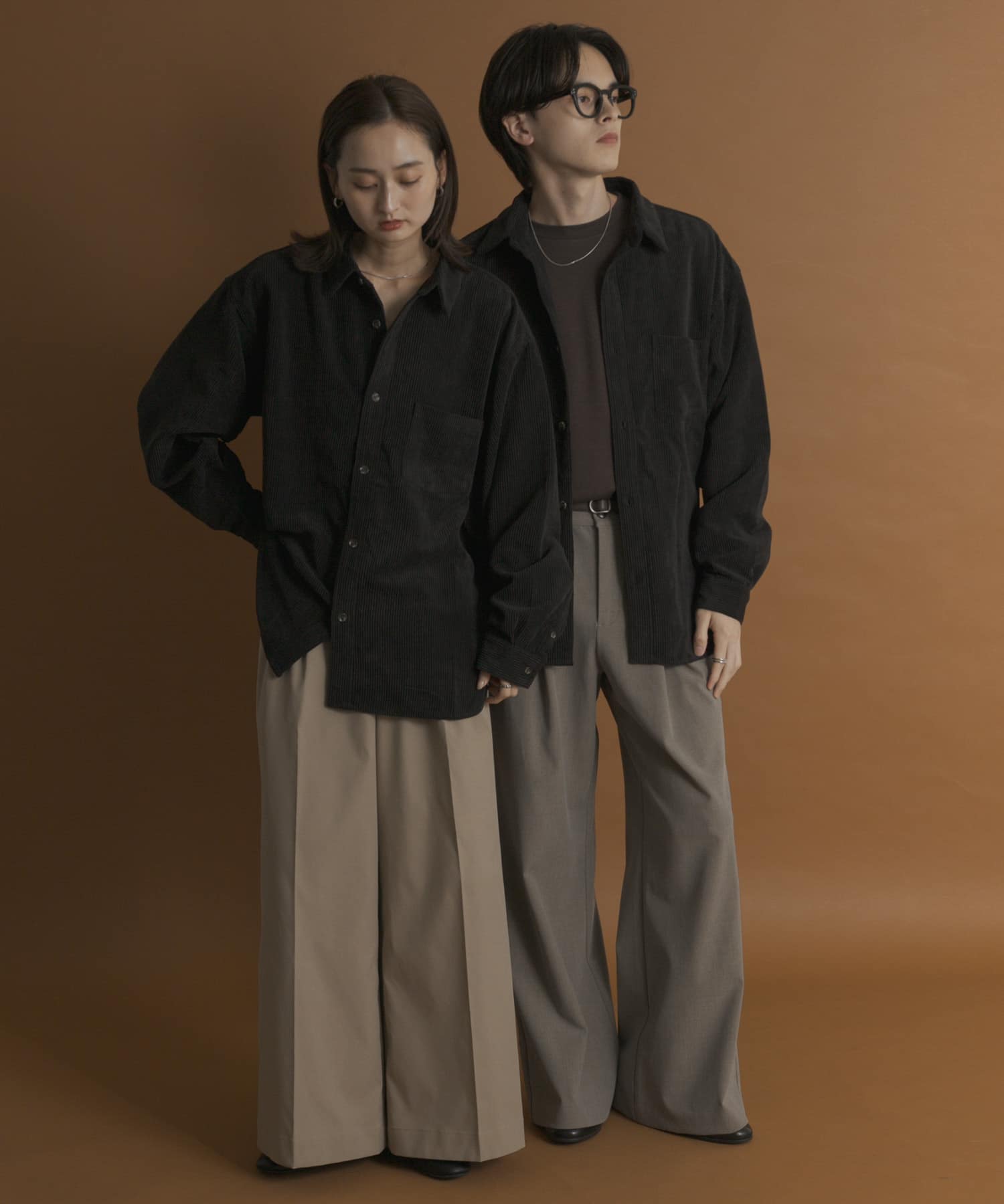 身長：173cm サイズ：L／身長：169cm サイズ：M