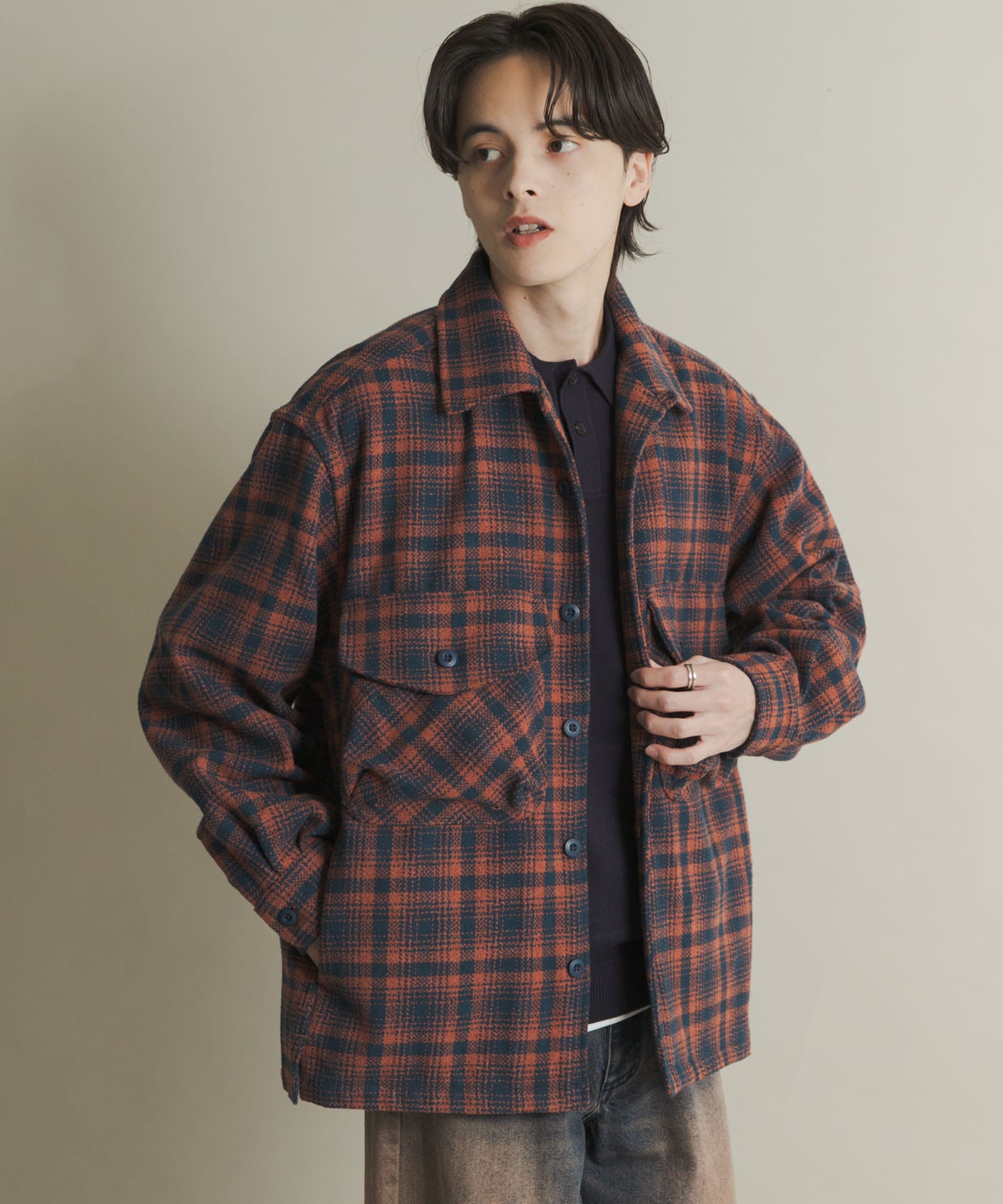 身長：173cm サイズ：L