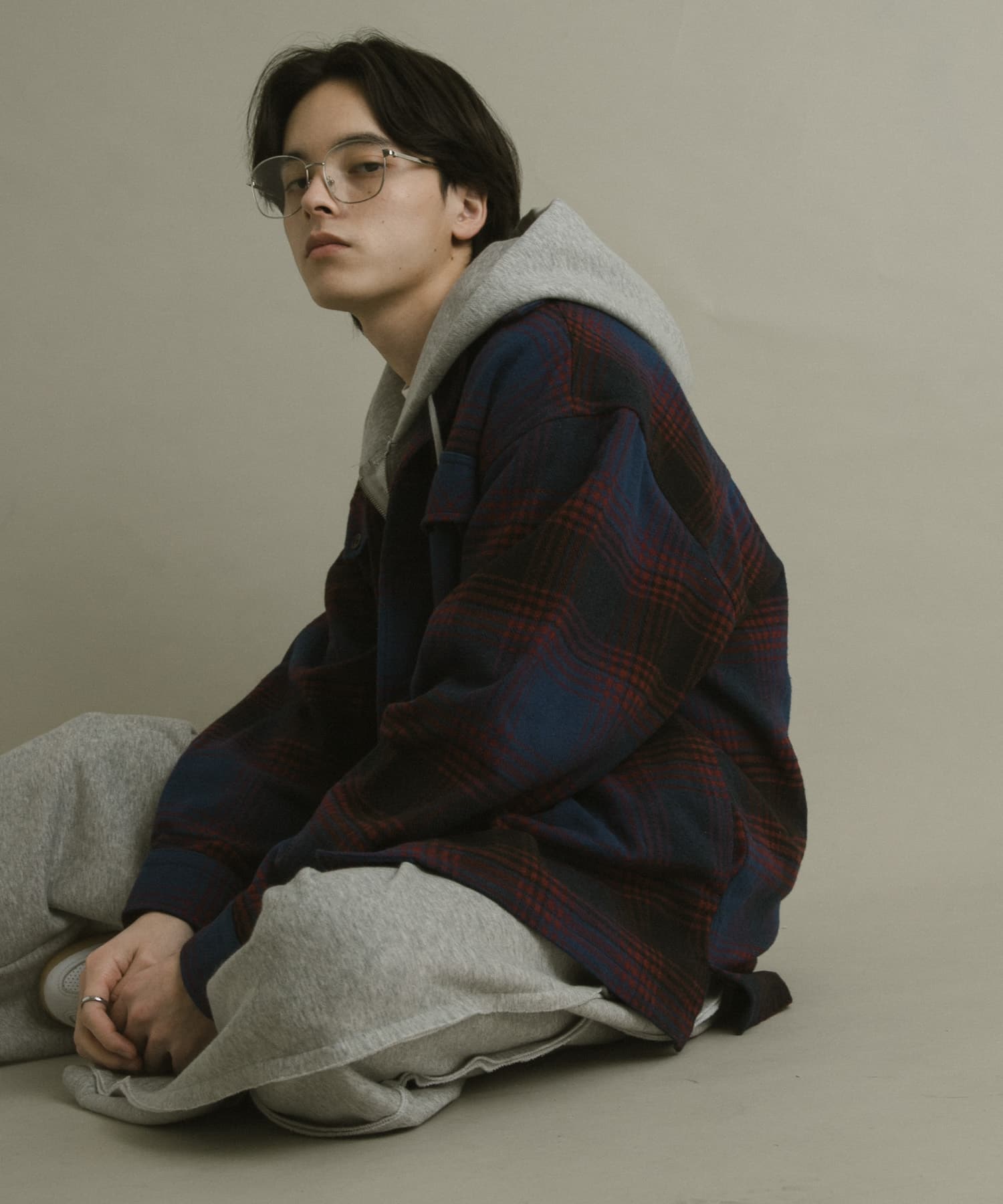 身長：173cm サイズ：L