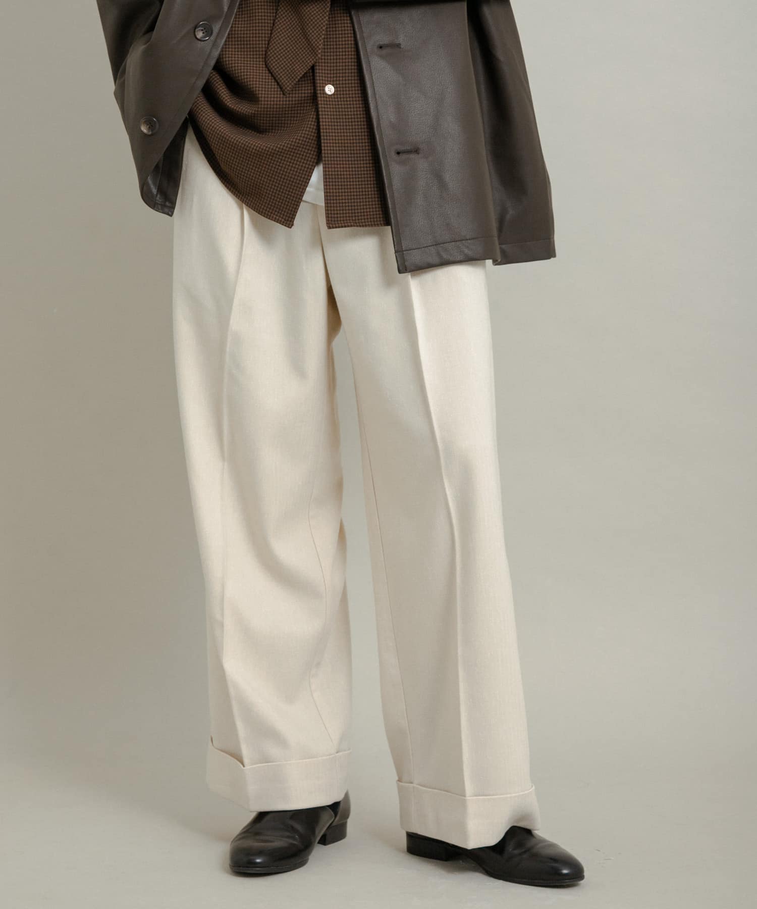 ネップワイドダブルスラックス(M GREIGE): ボトム｜URBAN RESEARCH公式