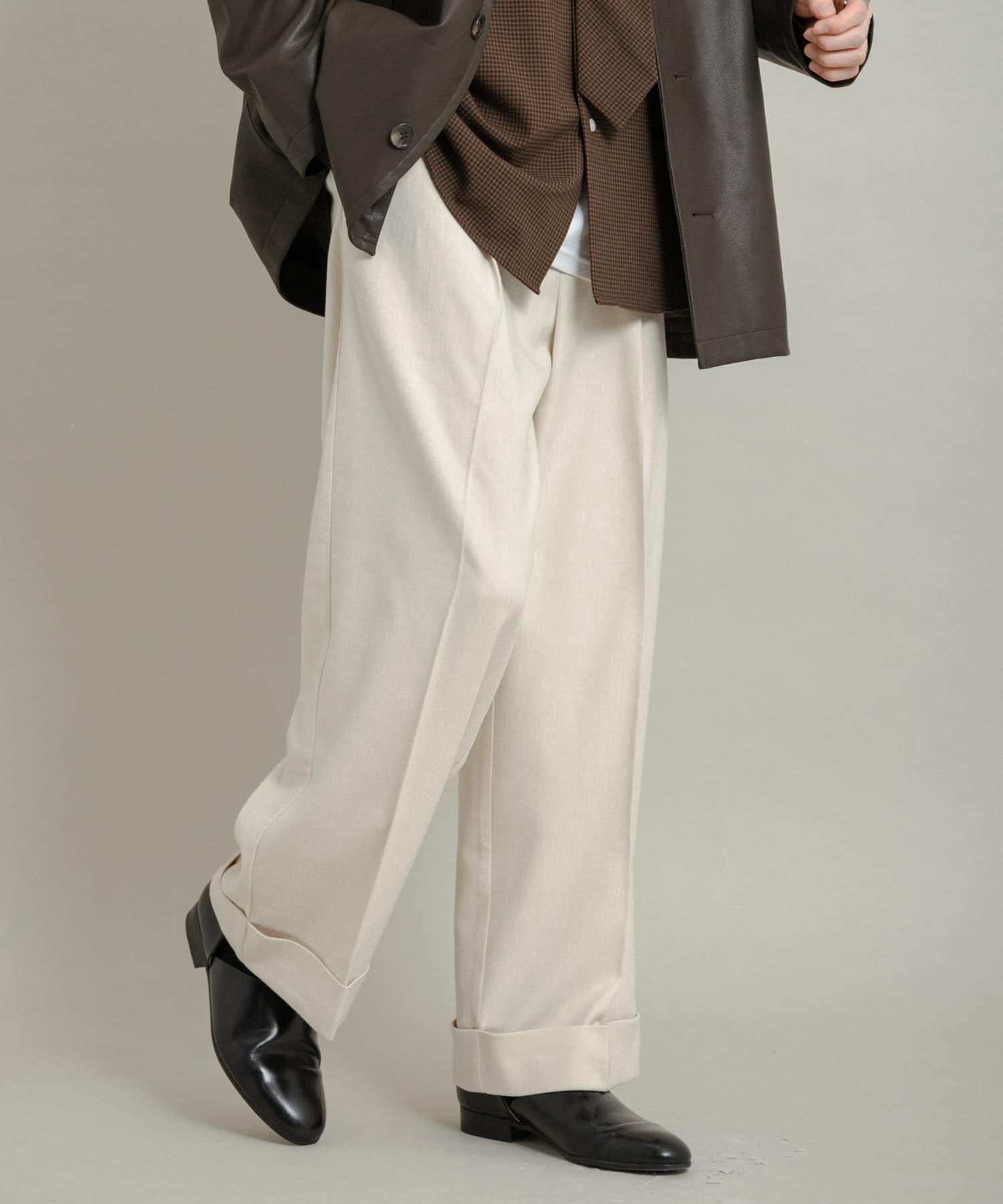 GUILTY PARTS ダブルプリーツ スラックス dorumeuil GUILTY PARTS