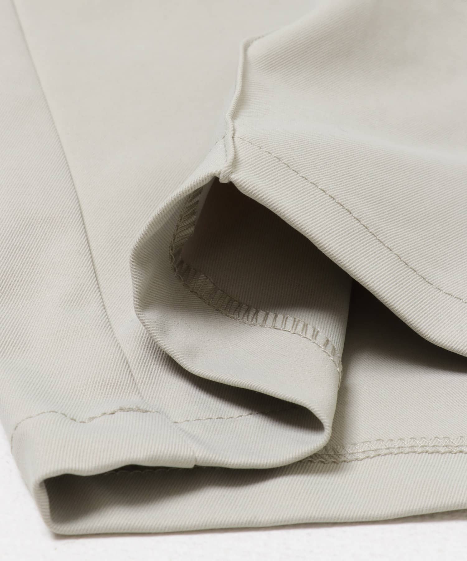 ピンタックワイドスラックス GREIGE M