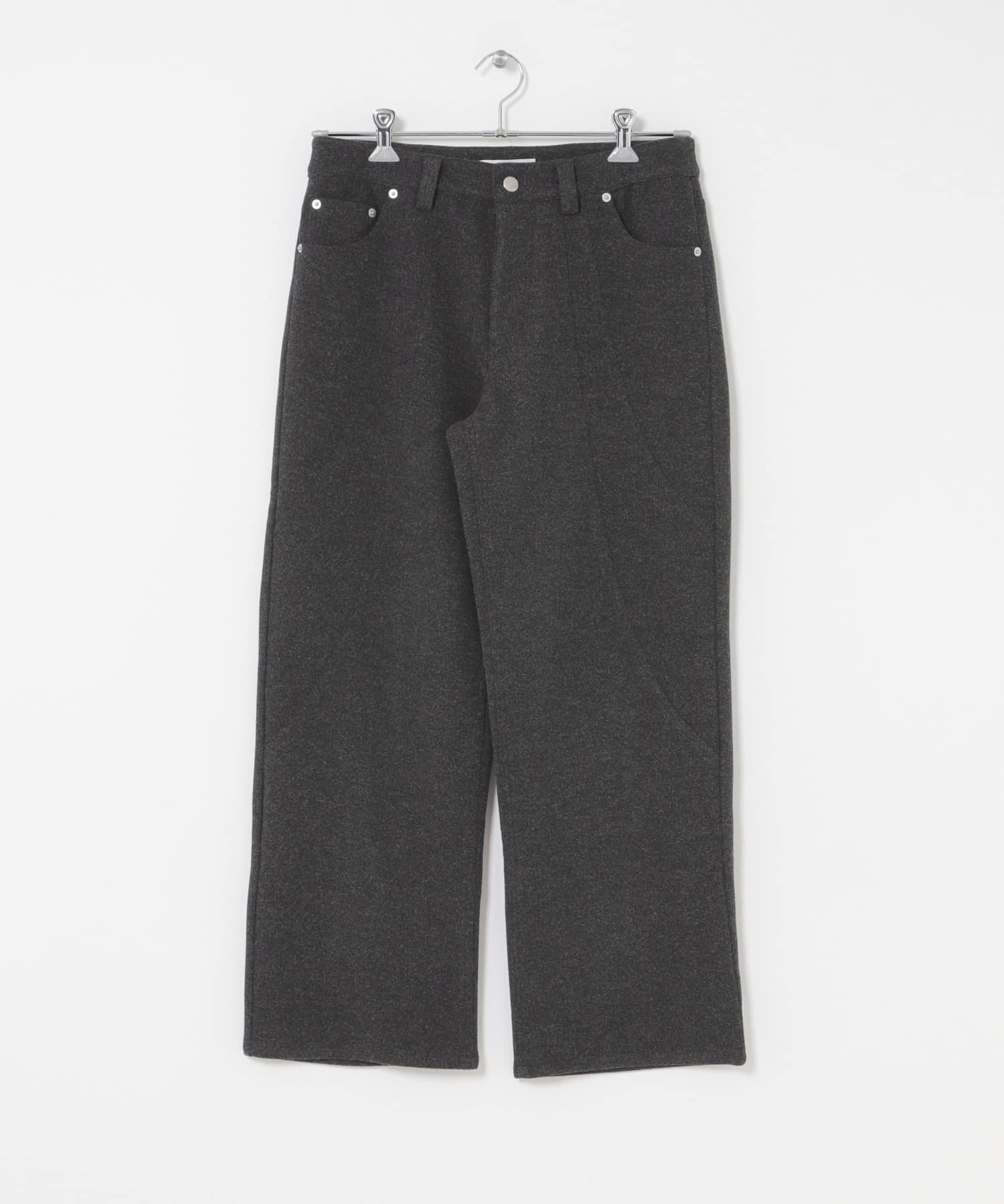 ラウンドパネル5PKメルトンパンツ(M CHARCOAL): ボトム｜URBAN