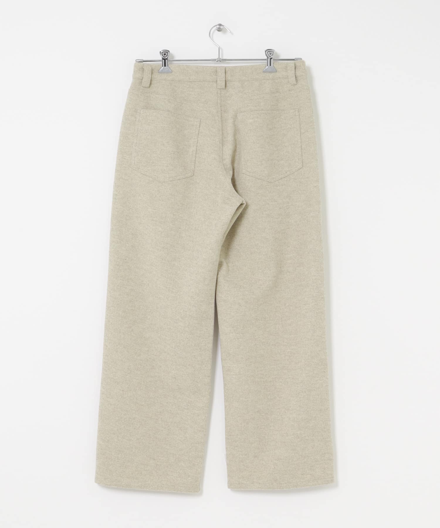 ラウンドパネル5PKメルトンパンツ OATMEAL M