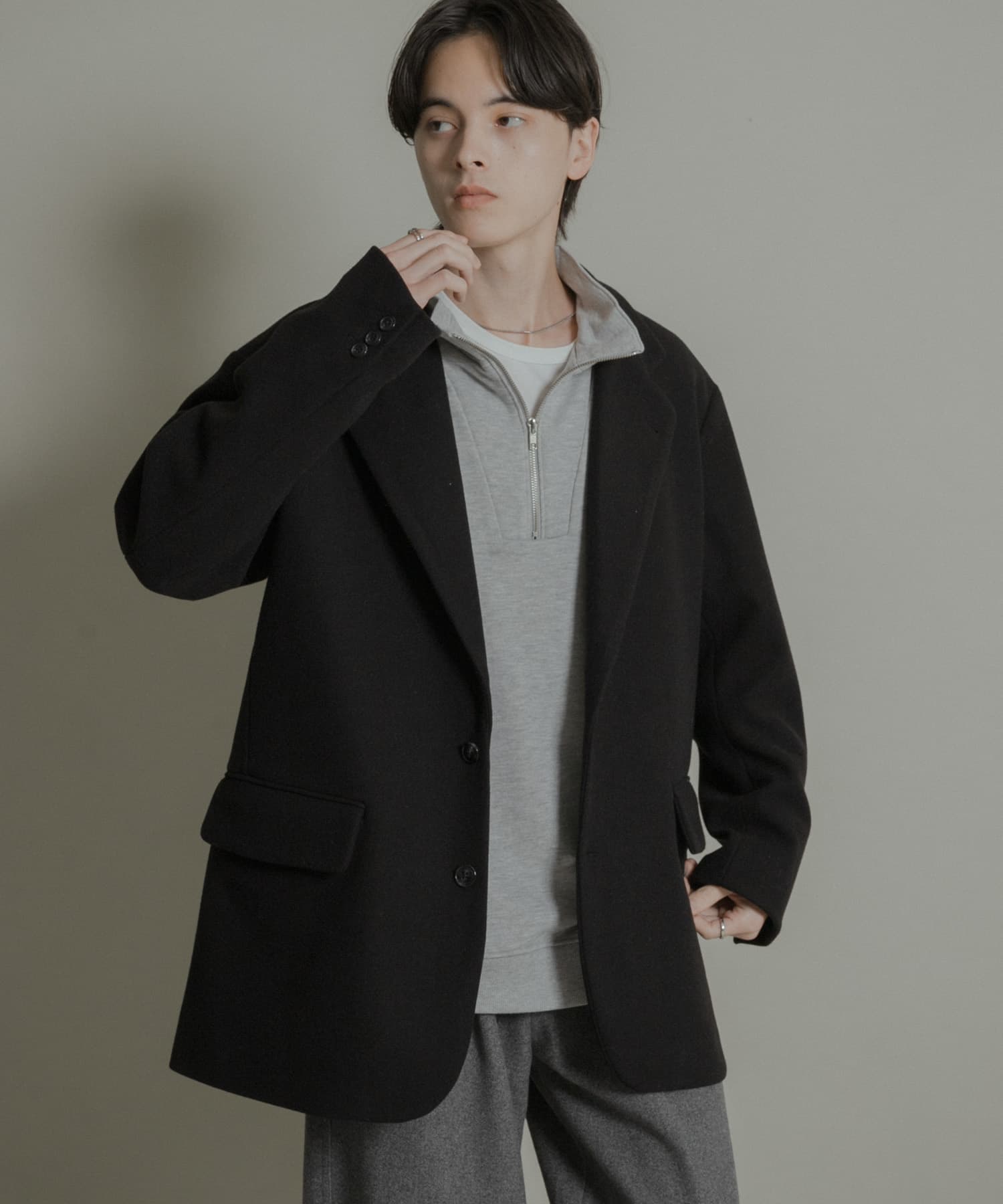 身長：173cm サイズ：L