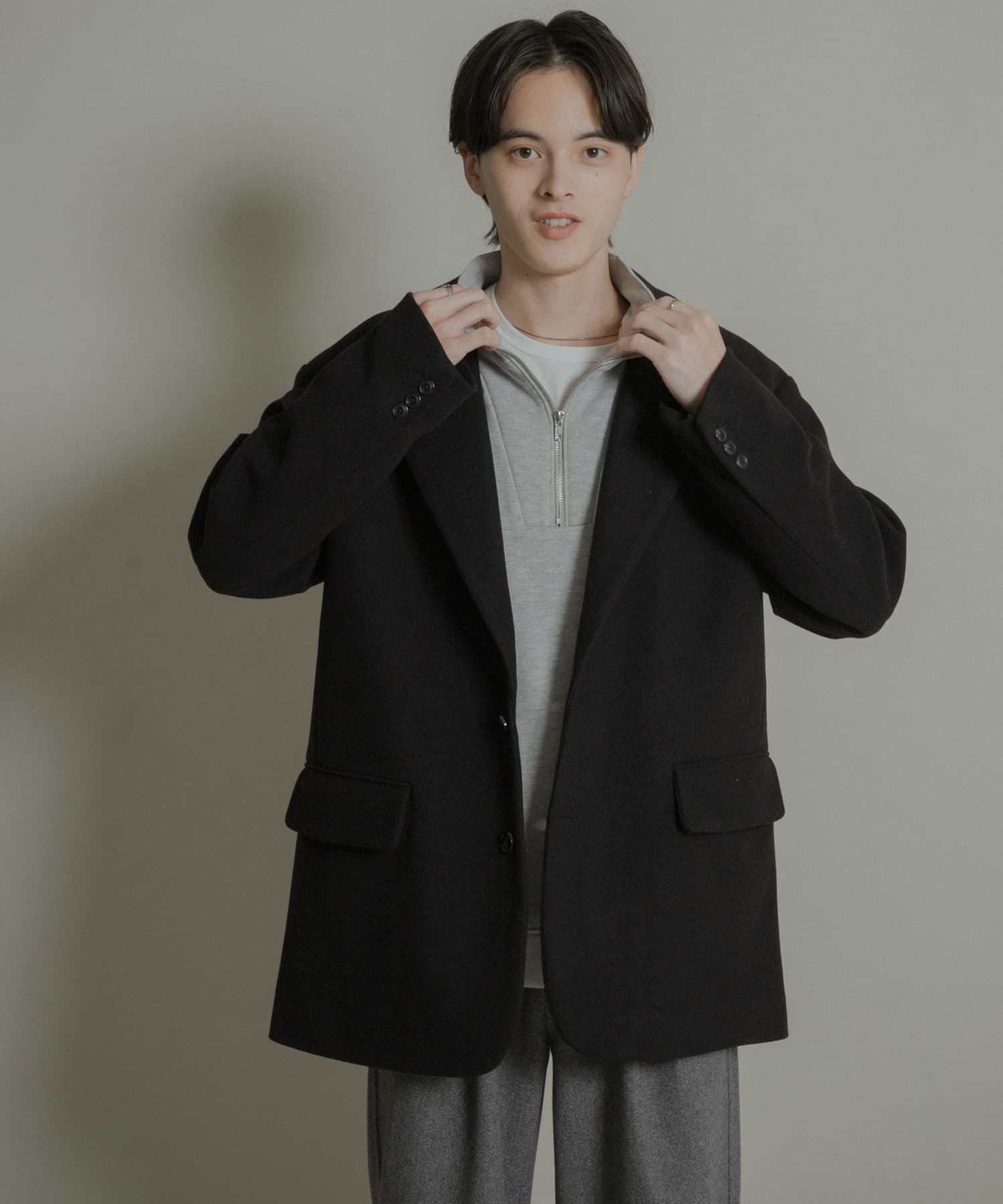 身長：173cm サイズ：L