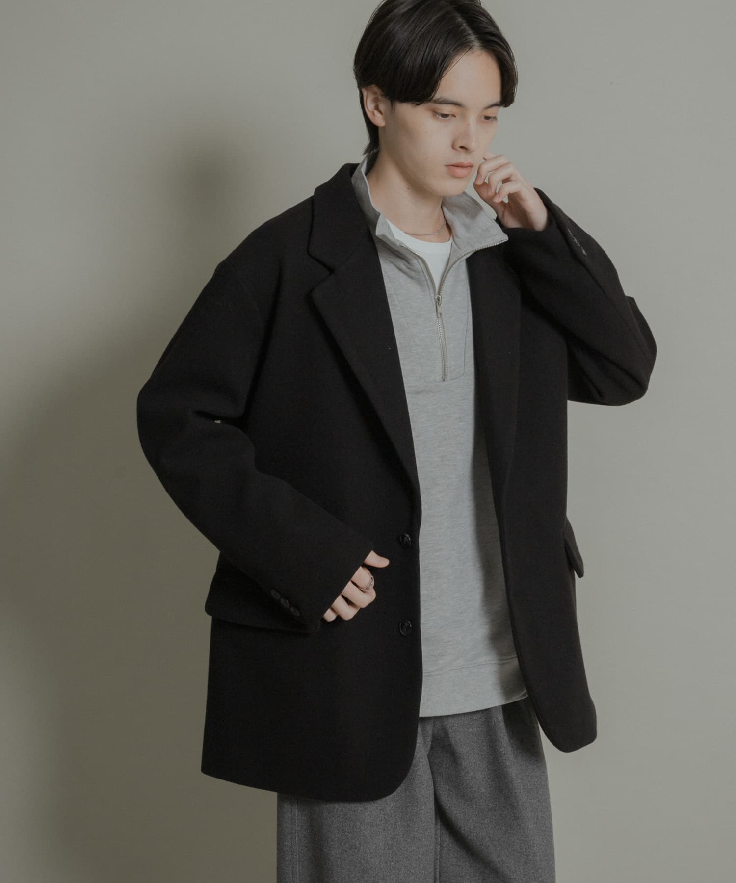 身長：173cm サイズ：L