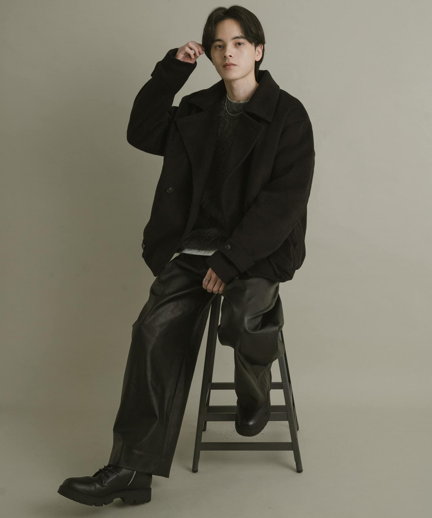 身長 : 173cm サイズ : L