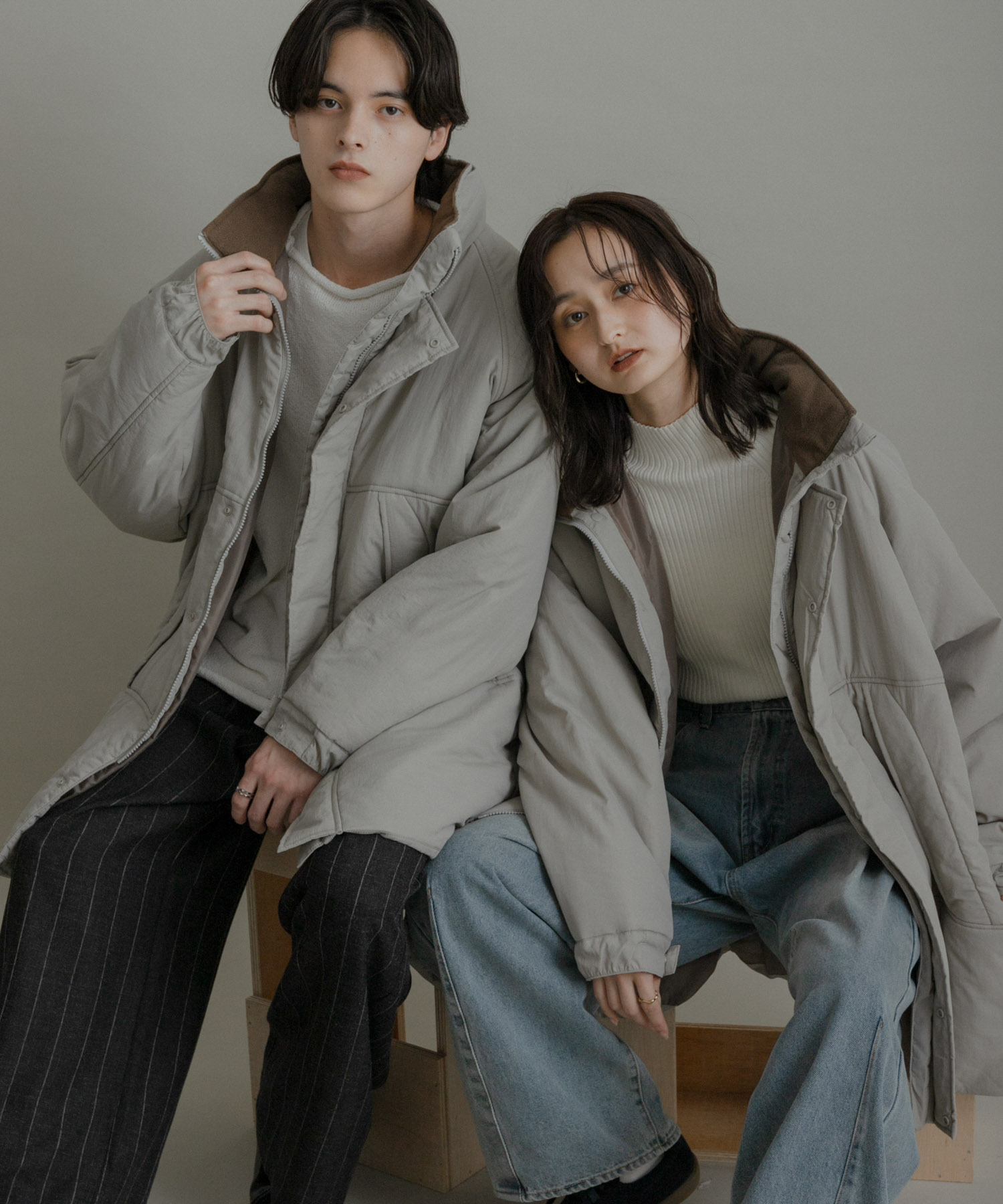 『URTECH』『ユニセックス』パデッドモンスターコート
