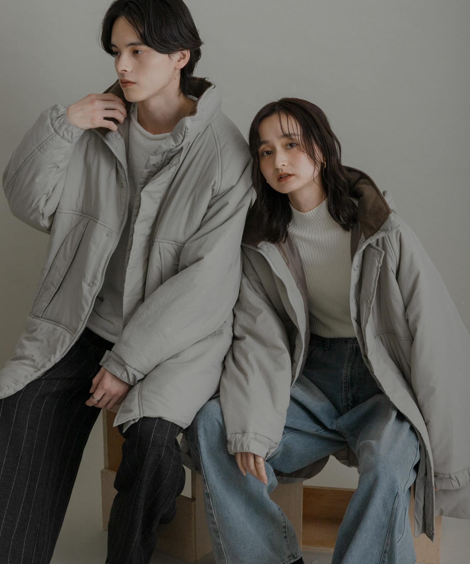 身長：169cm サイズ：M／身長：173cm サイズ：L