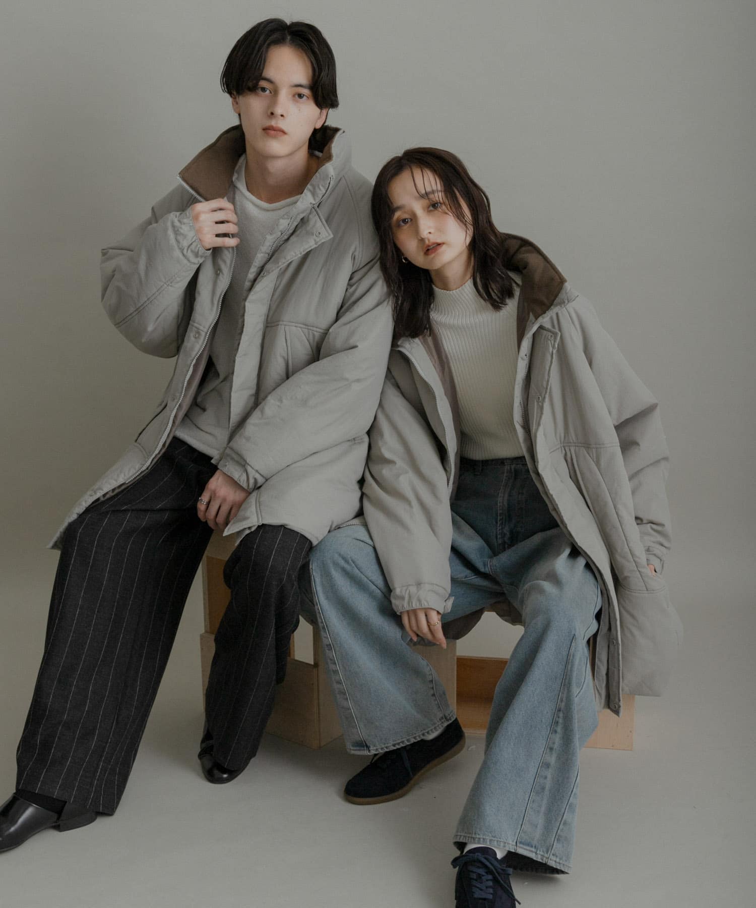 身長：169cm サイズ：M／身長：173cm サイズ：L