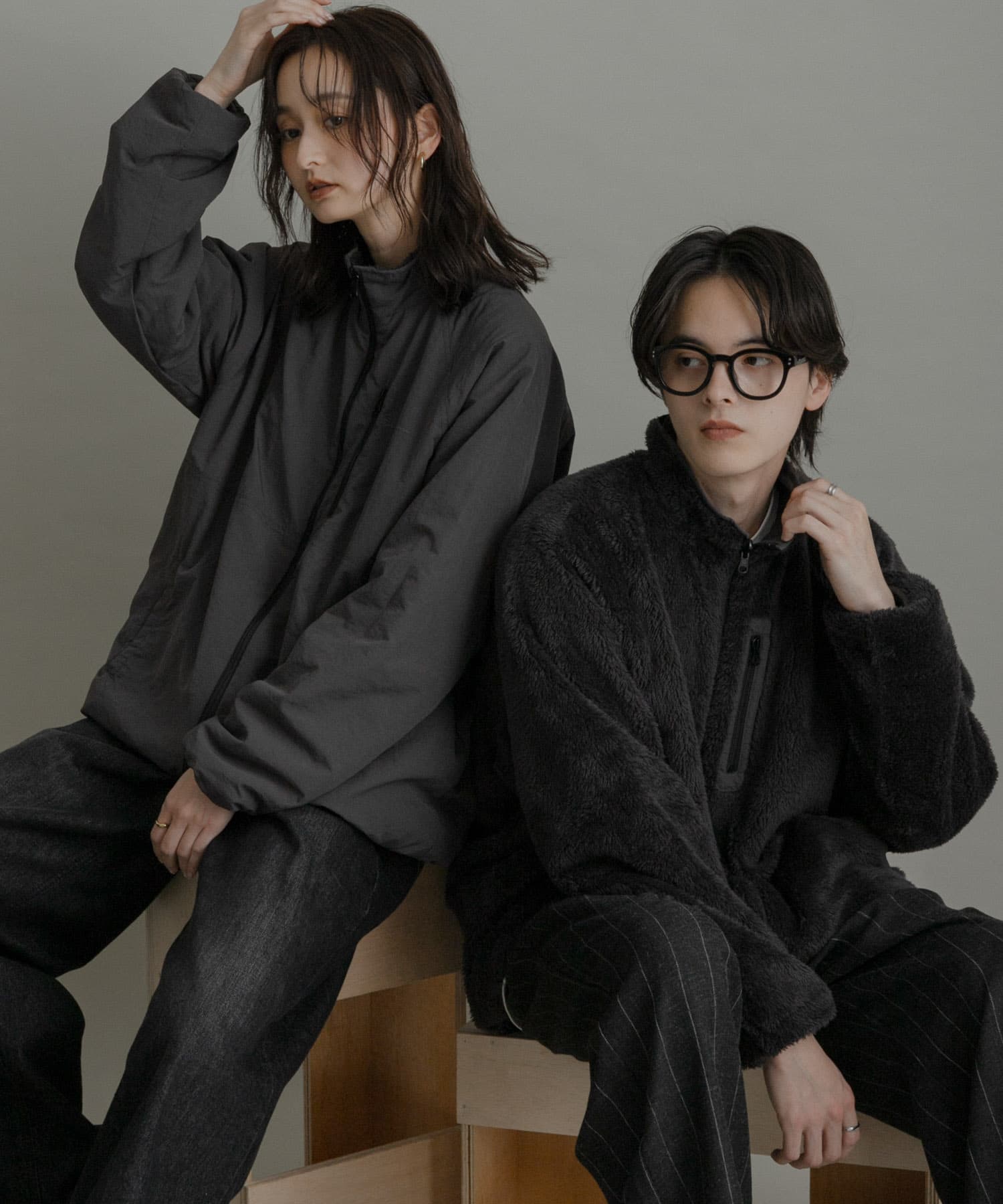 身長：169cm サイズ：M／身長：173cm サイズ：L