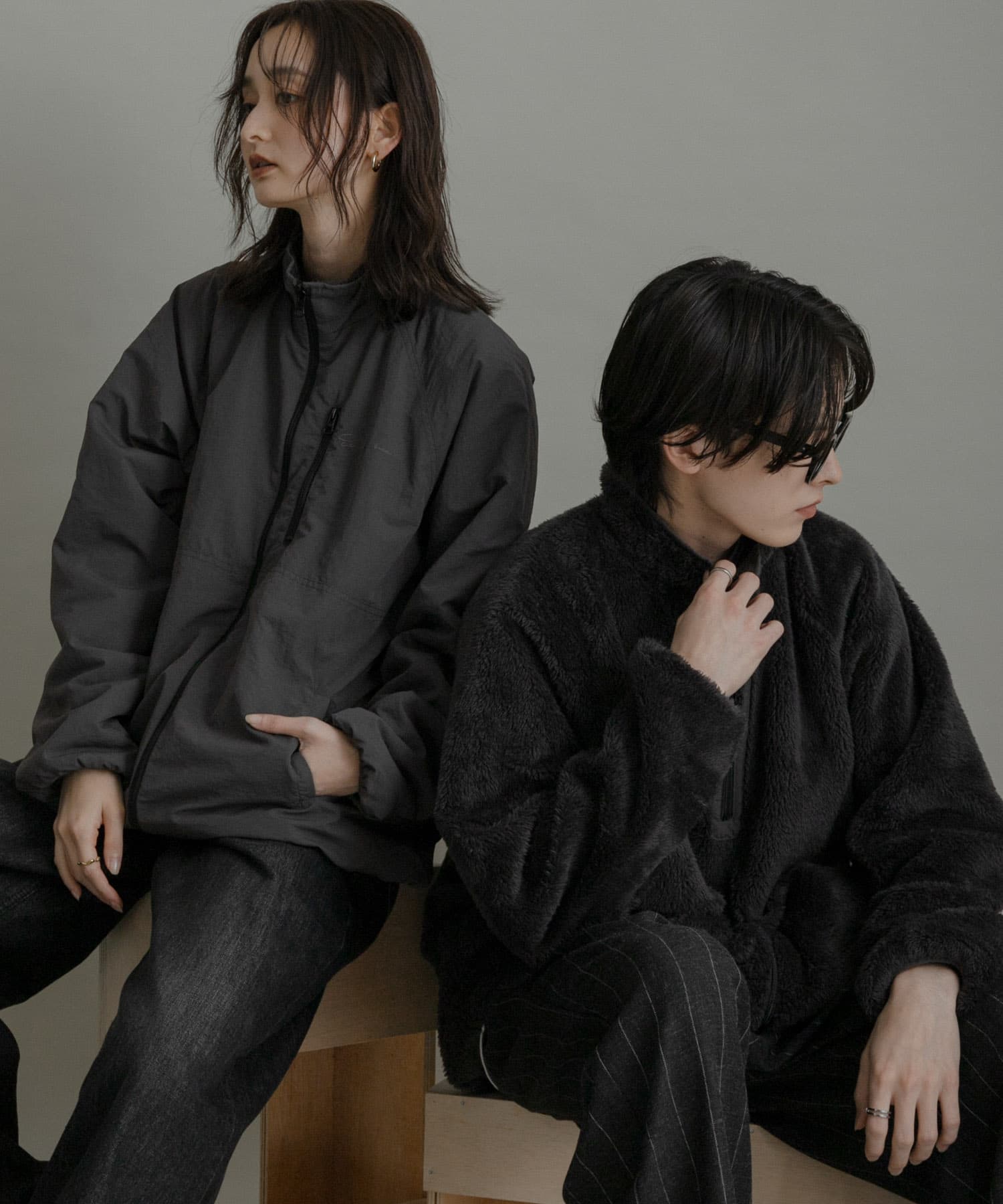 身長：169cm サイズ：M／身長：173cm サイズ：L