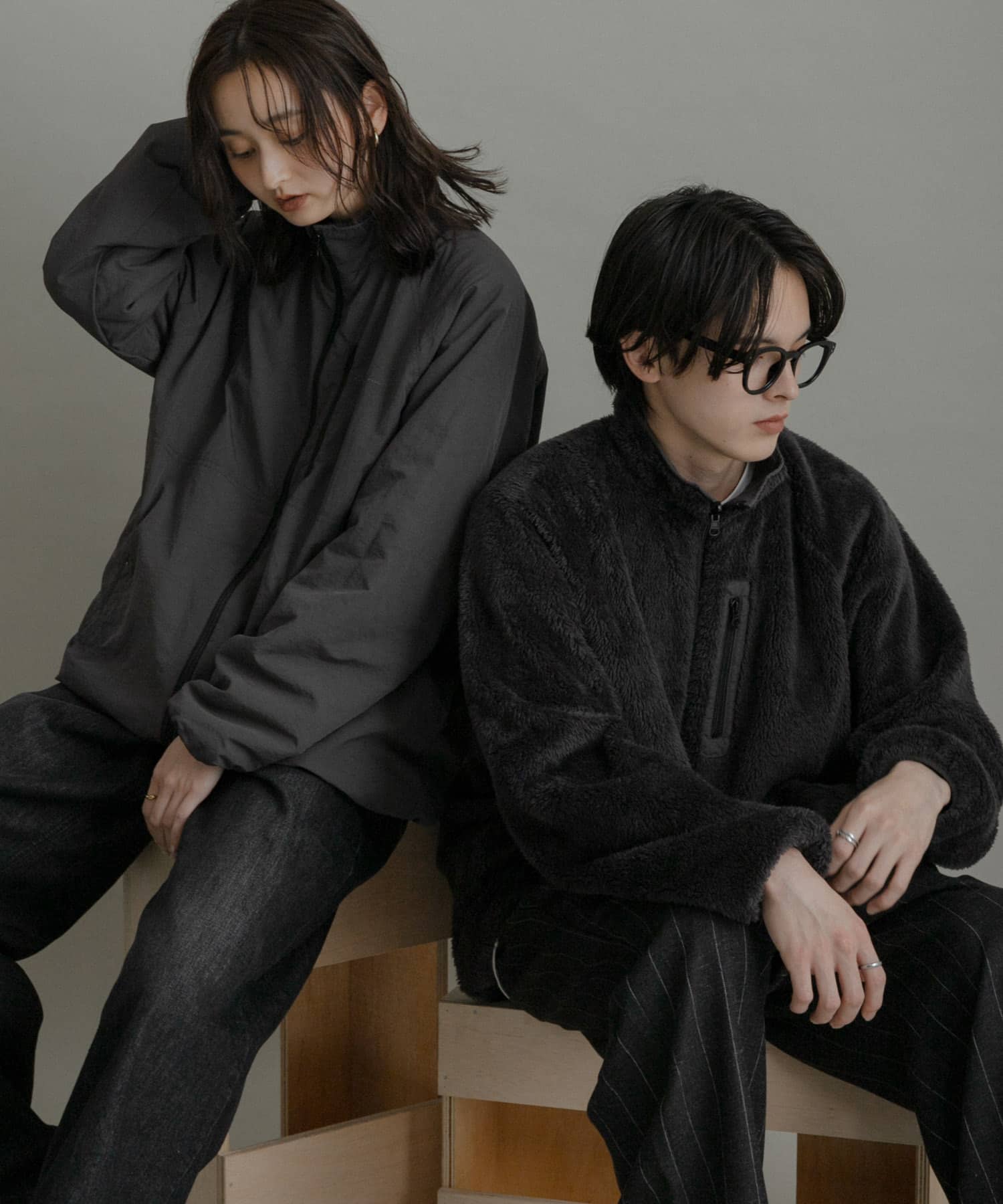 身長：169cm サイズ：M／身長：173cm サイズ：L