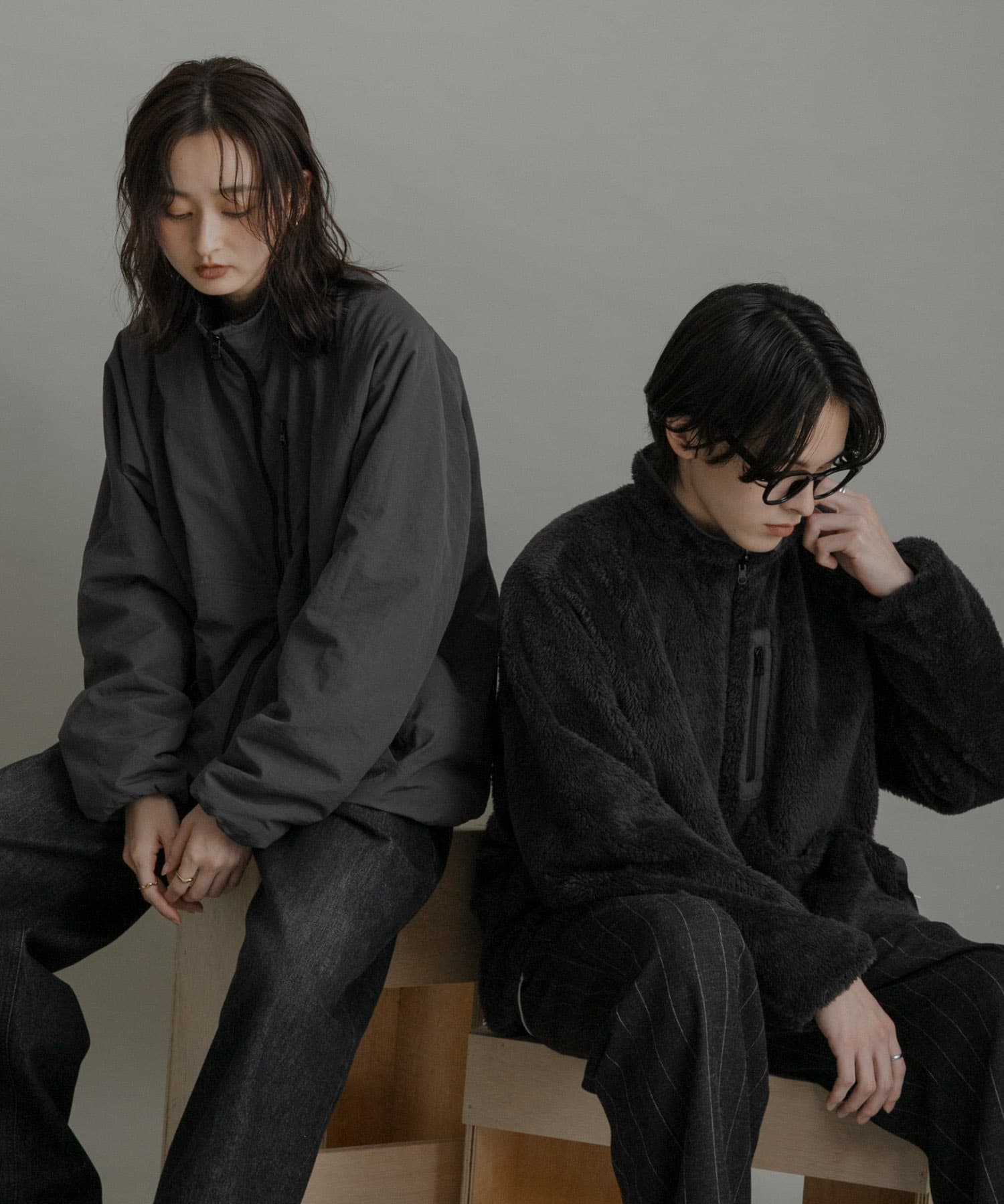 身長：169cm サイズ：M／身長：173cm サイズ：L