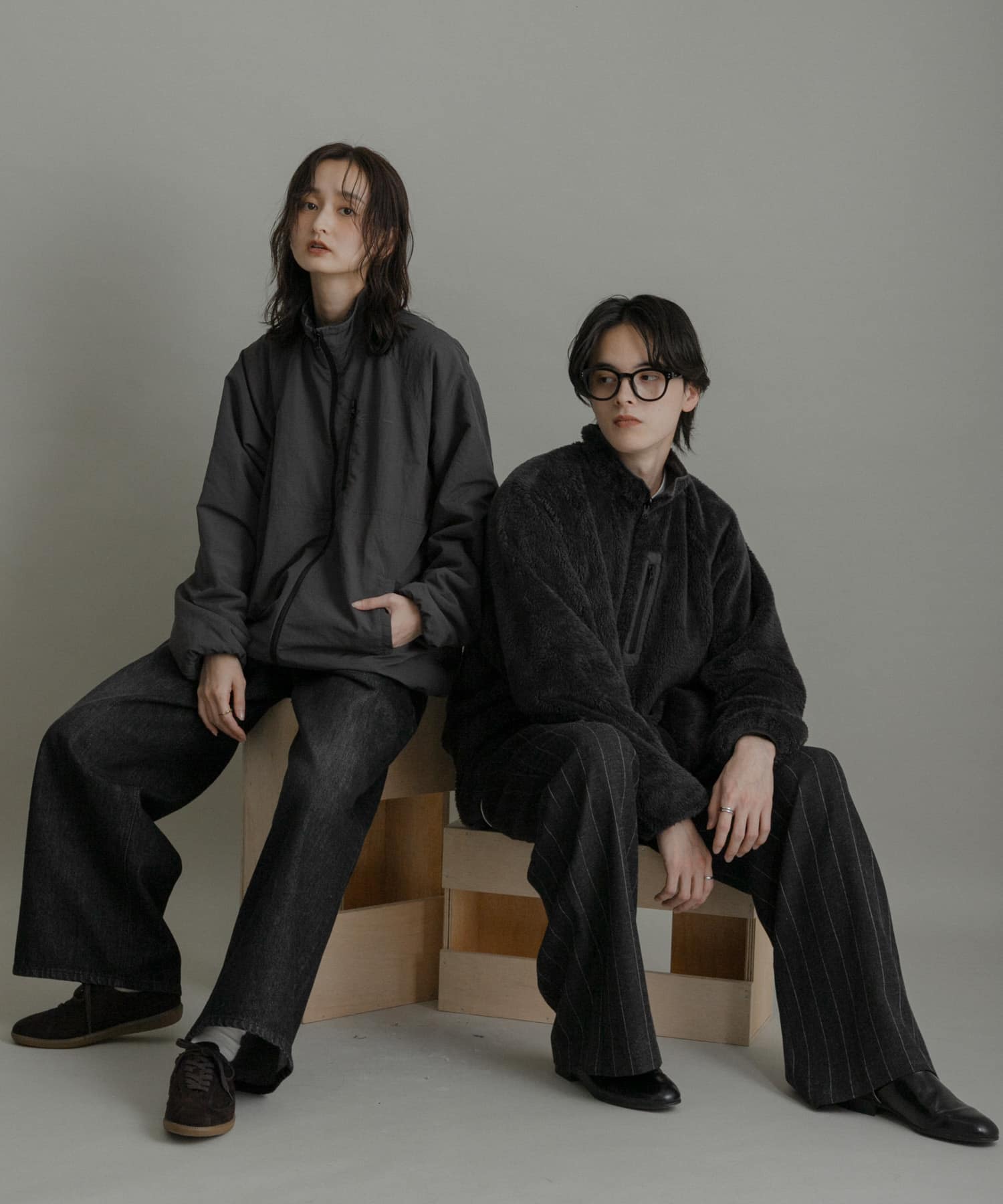 身長：169cm サイズ：M／身長：173cm サイズ：L