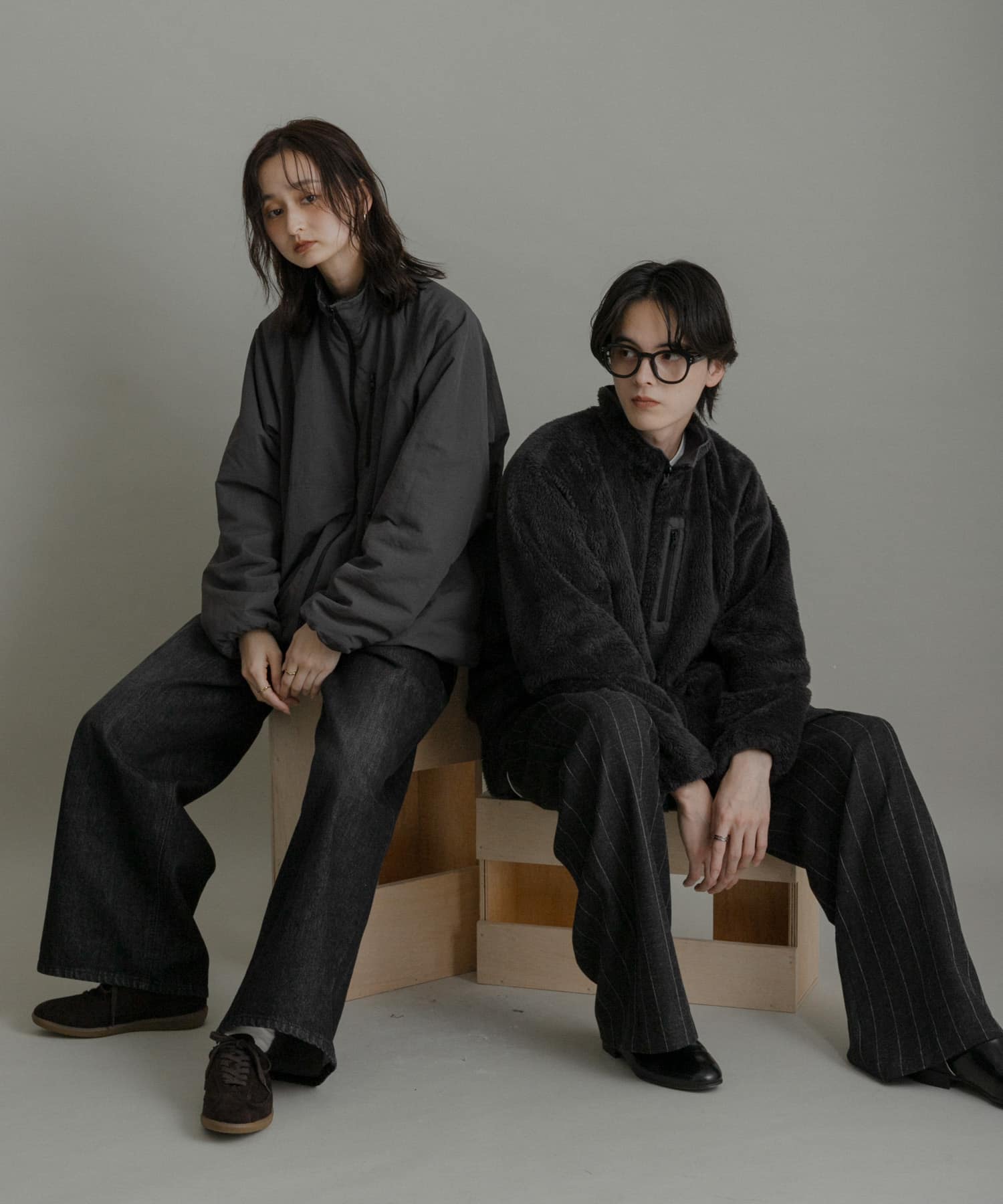 身長：169cm サイズ：M／身長：173cm サイズ：L