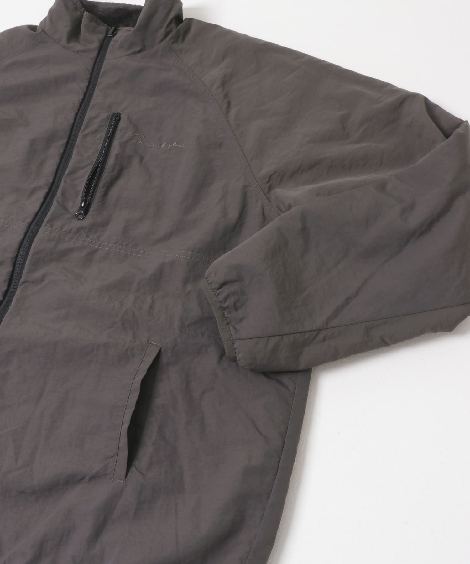 『ユニセックス』ユーティリティ2WAYブルゾン CHARCOAL M