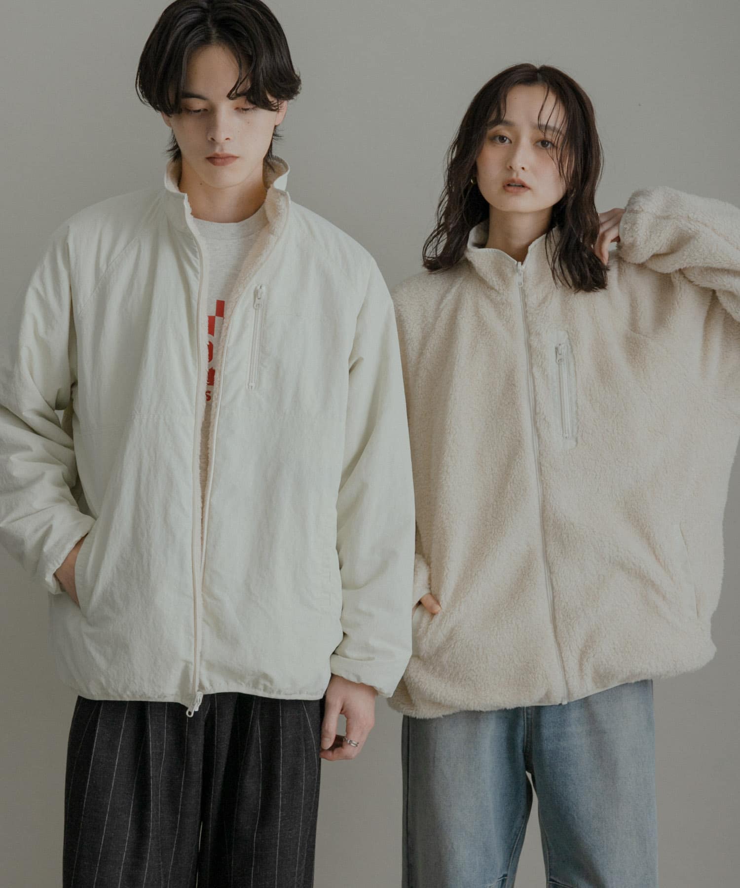 『ユニセックス』ユーティリティ2WAYブルゾン