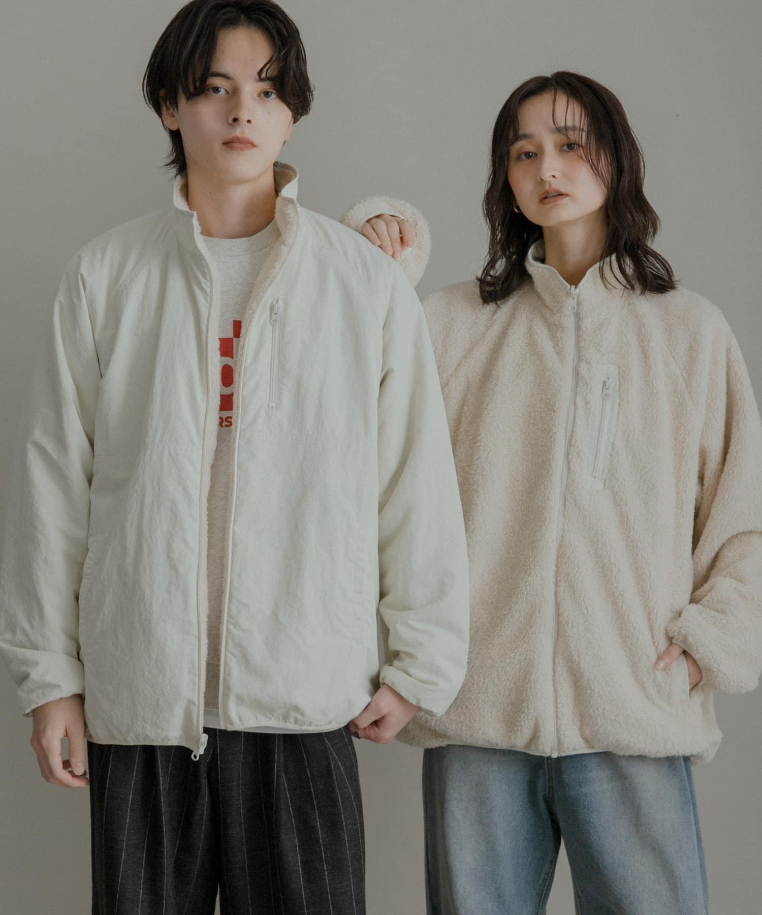 身長：169cm サイズ：M／身長：173cm サイズ：L