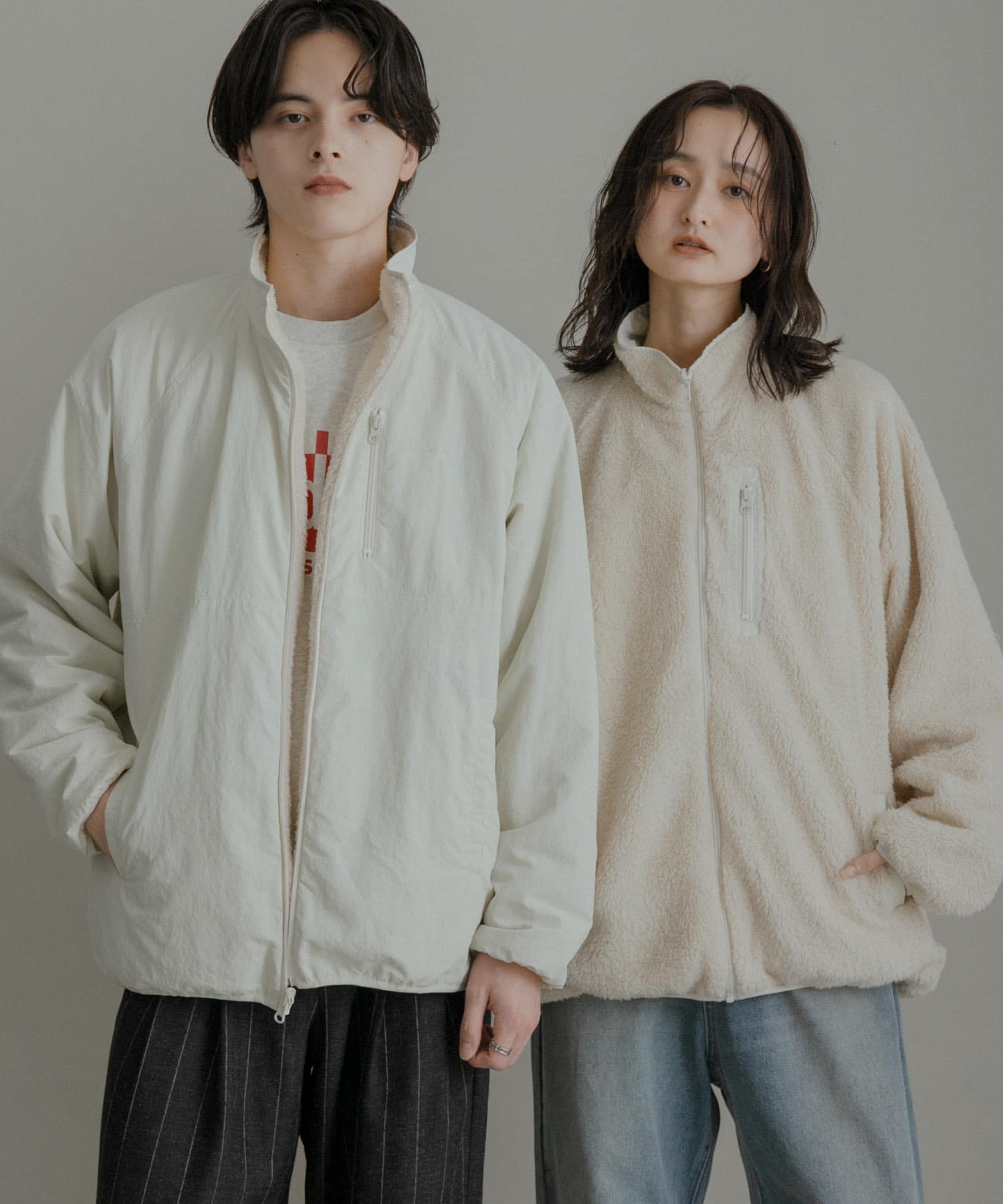 身長：169cm サイズ：M／身長：173cm サイズ：L