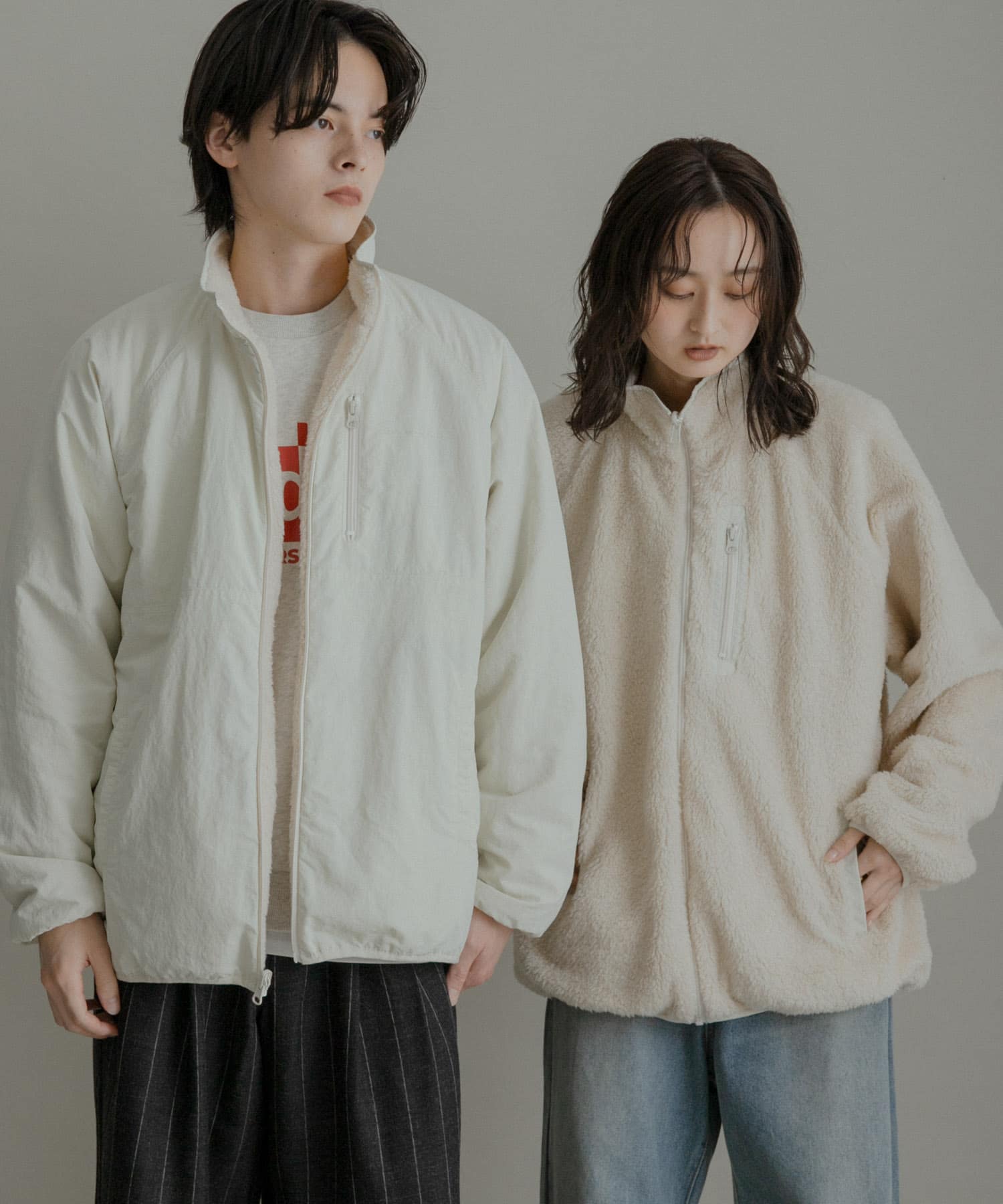 身長：169cm サイズ：M／身長：173cm サイズ：L
