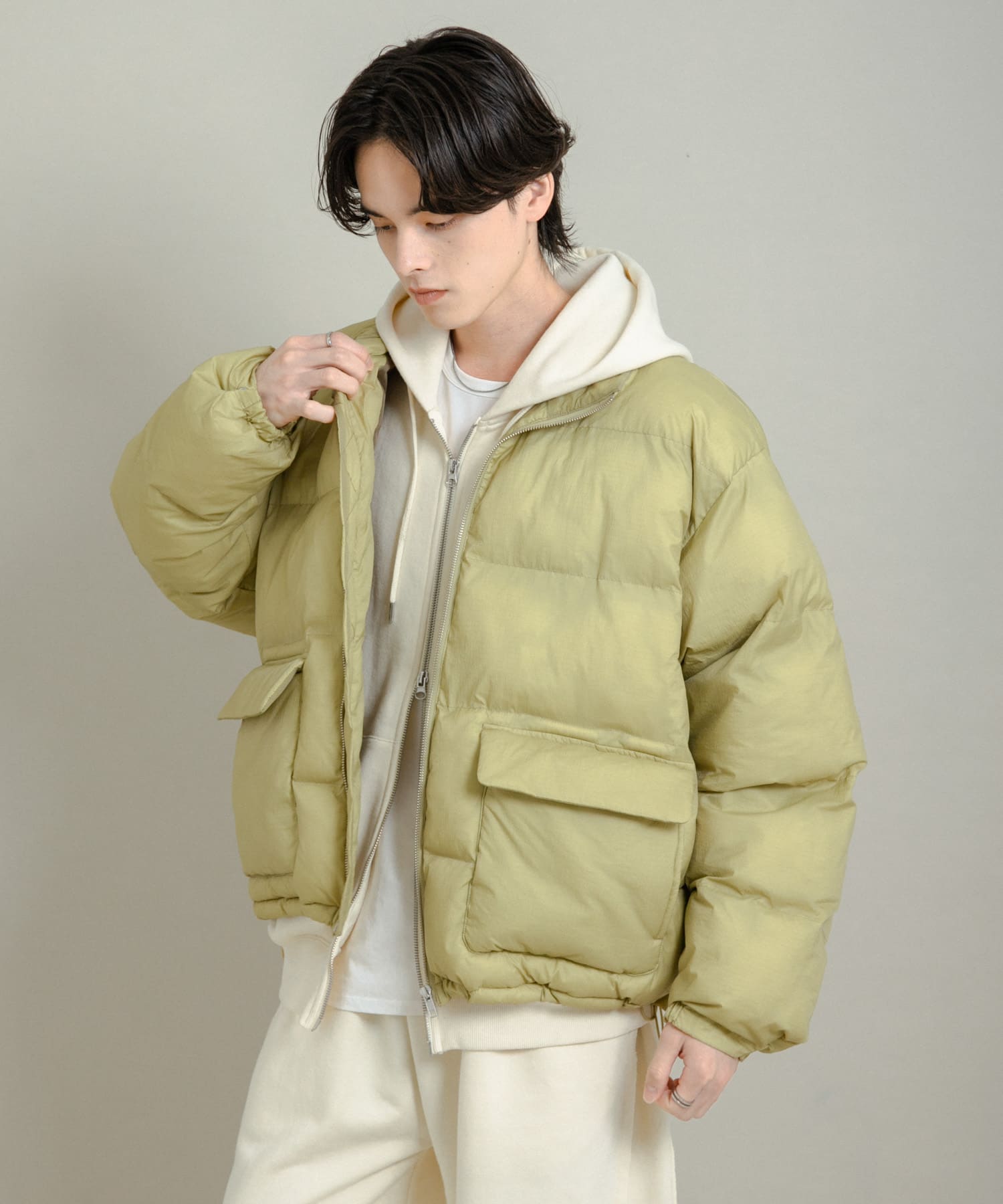 身長：173cm サイズ：L