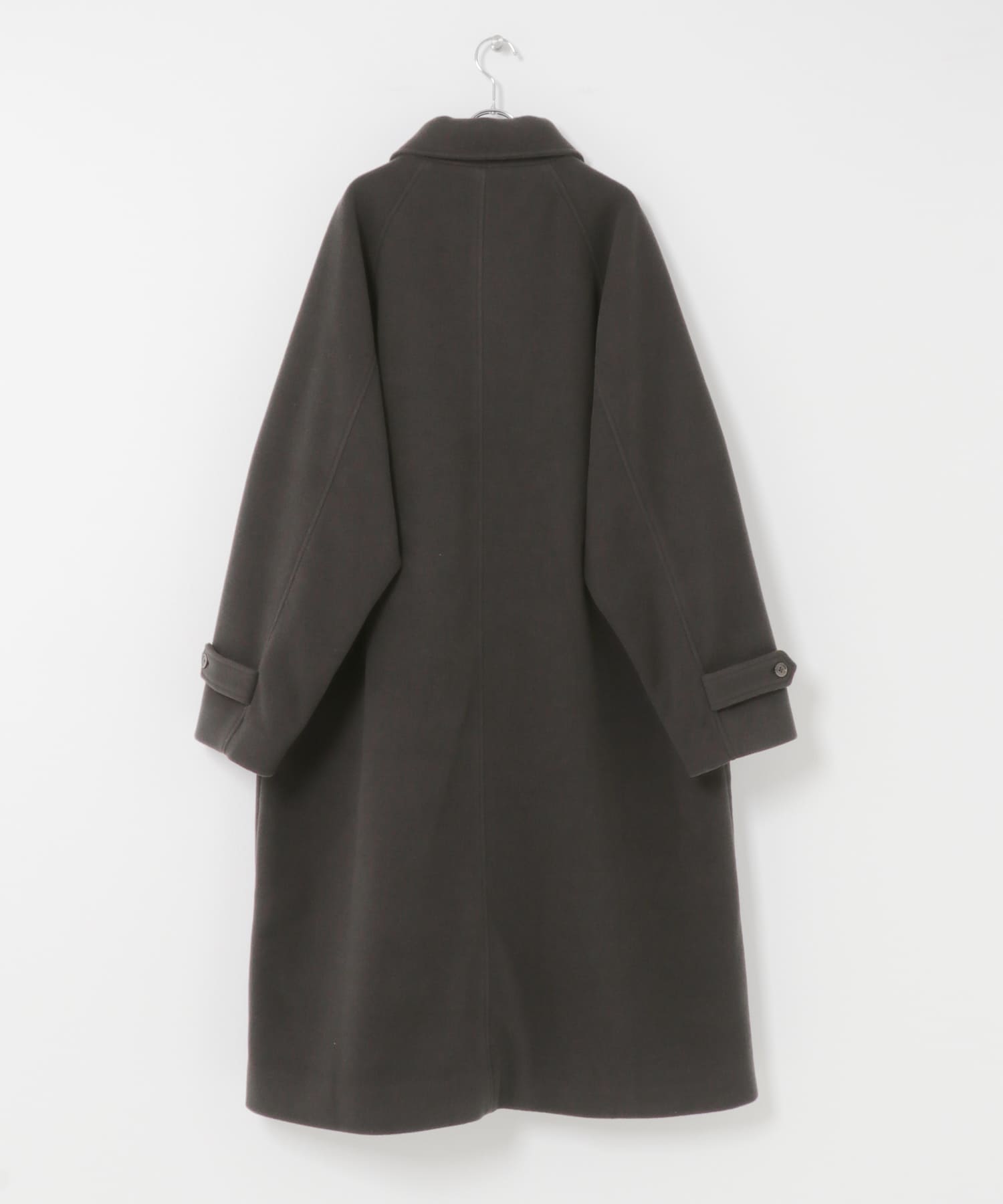 『ユニセックス』バルマカーンルーズコート D.BROWN M