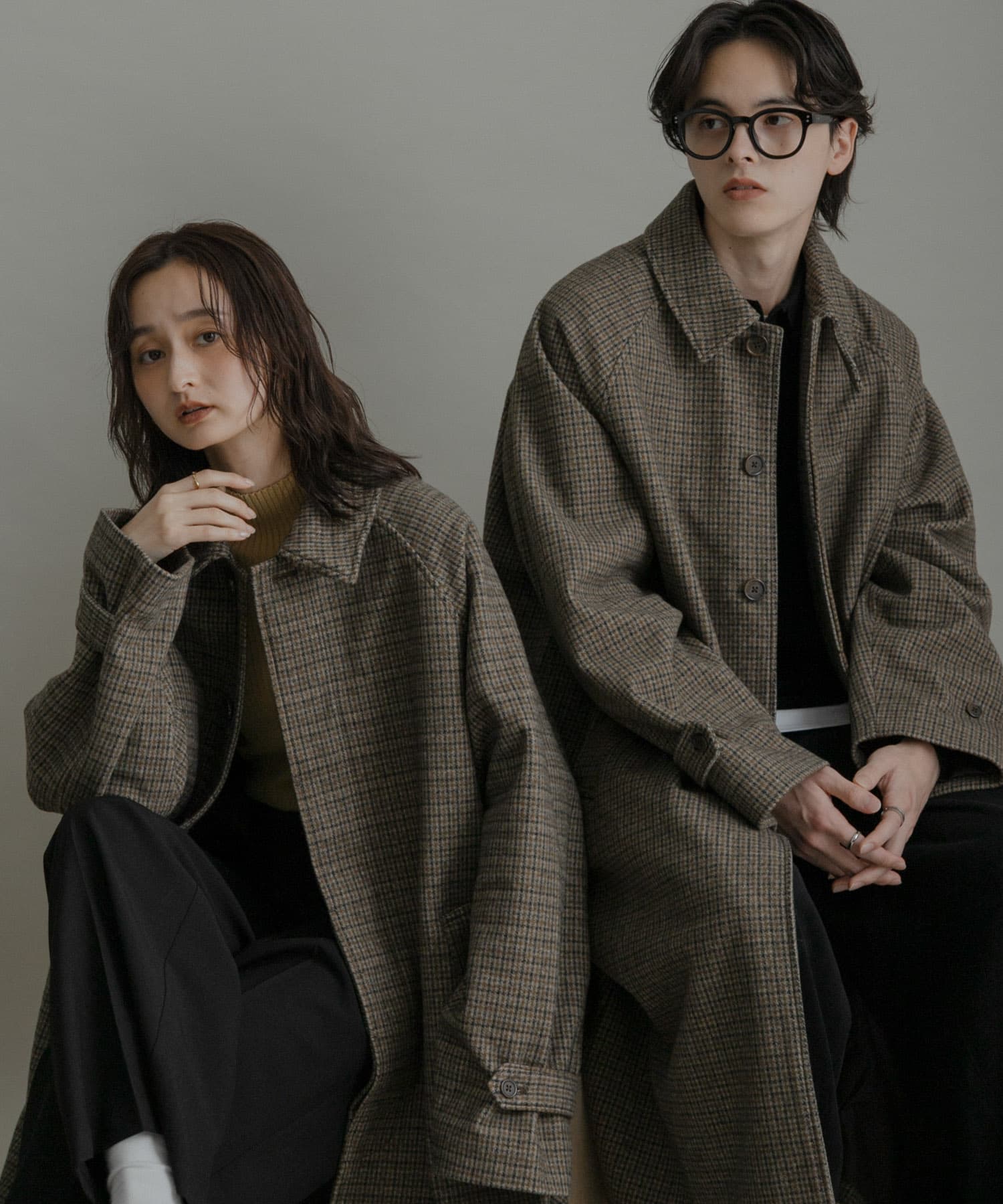 『ユニセックス』バルマカーンルーズコート