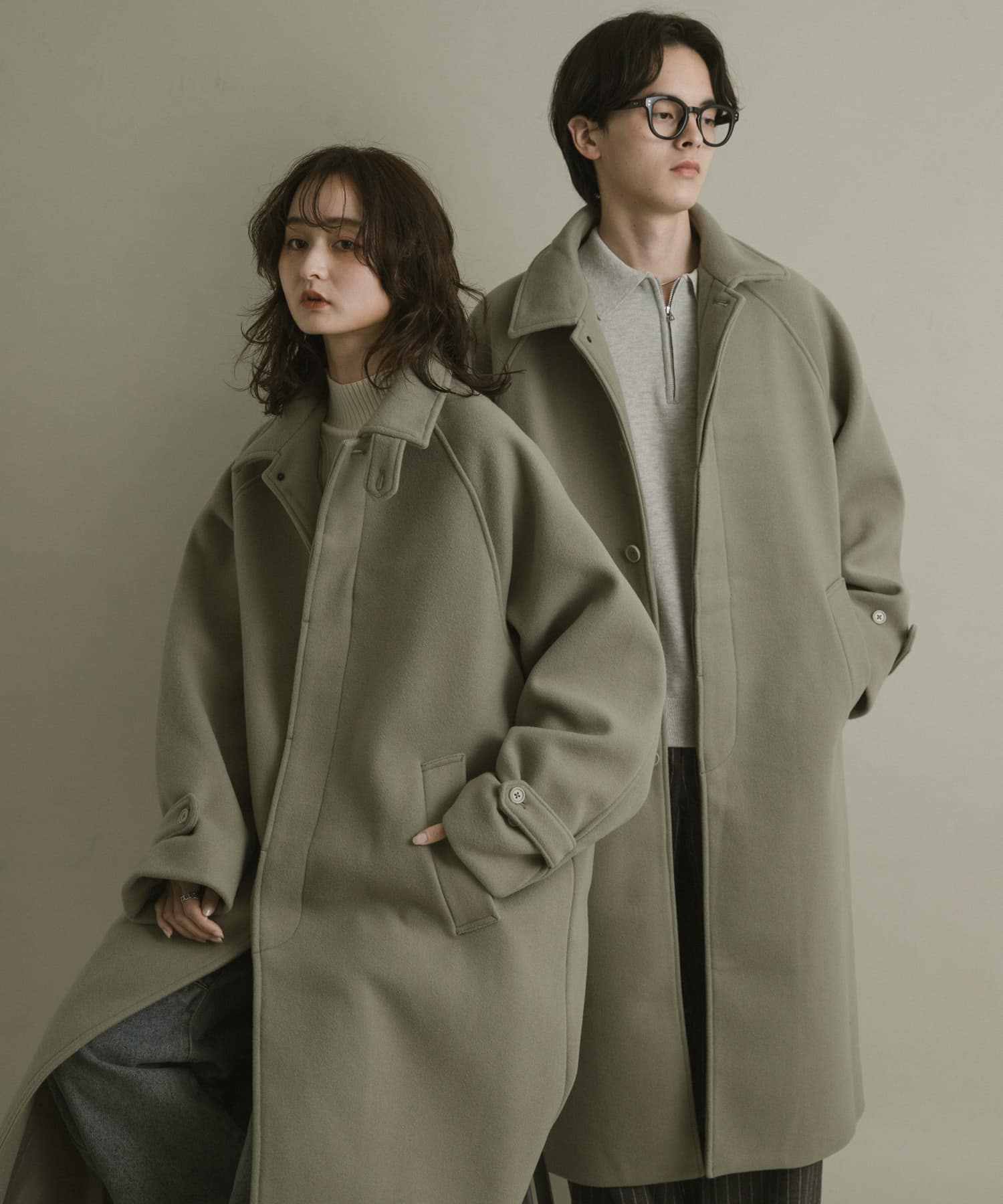 『ユニセックス』バルマカーンルーズコート