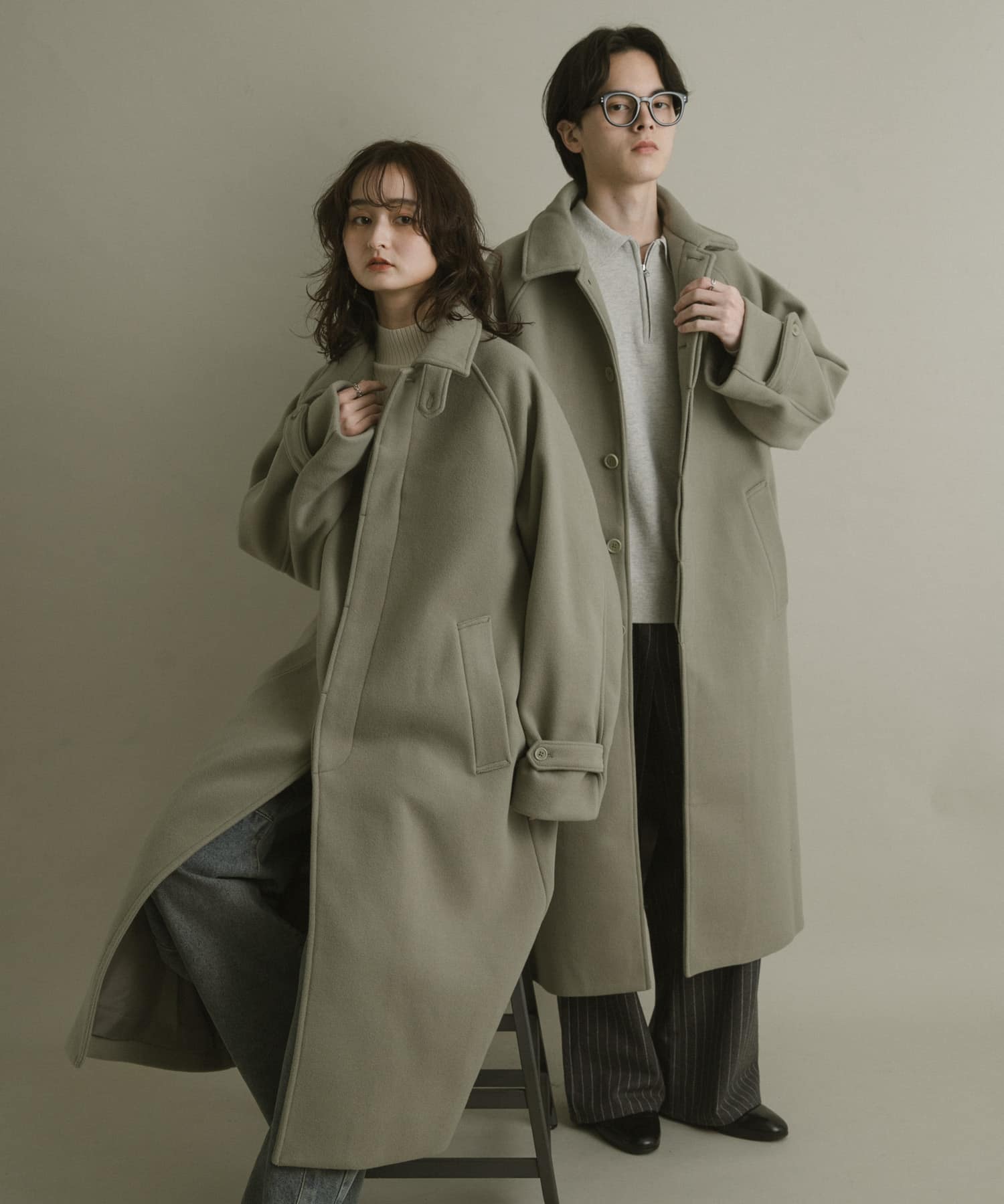 身長：169cm サイズ：M／身長：173cm サイズ：L