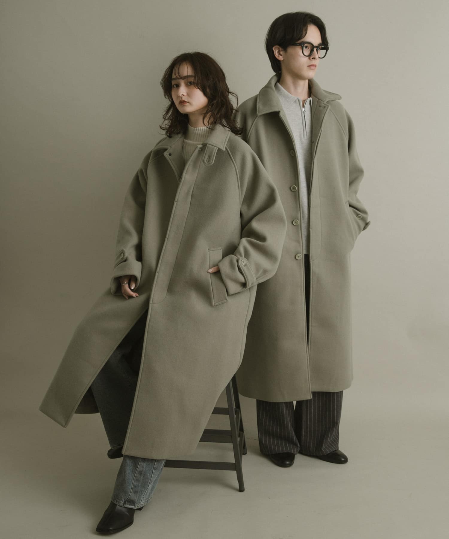 身長：169cm サイズ：M／身長：173cm サイズ：L