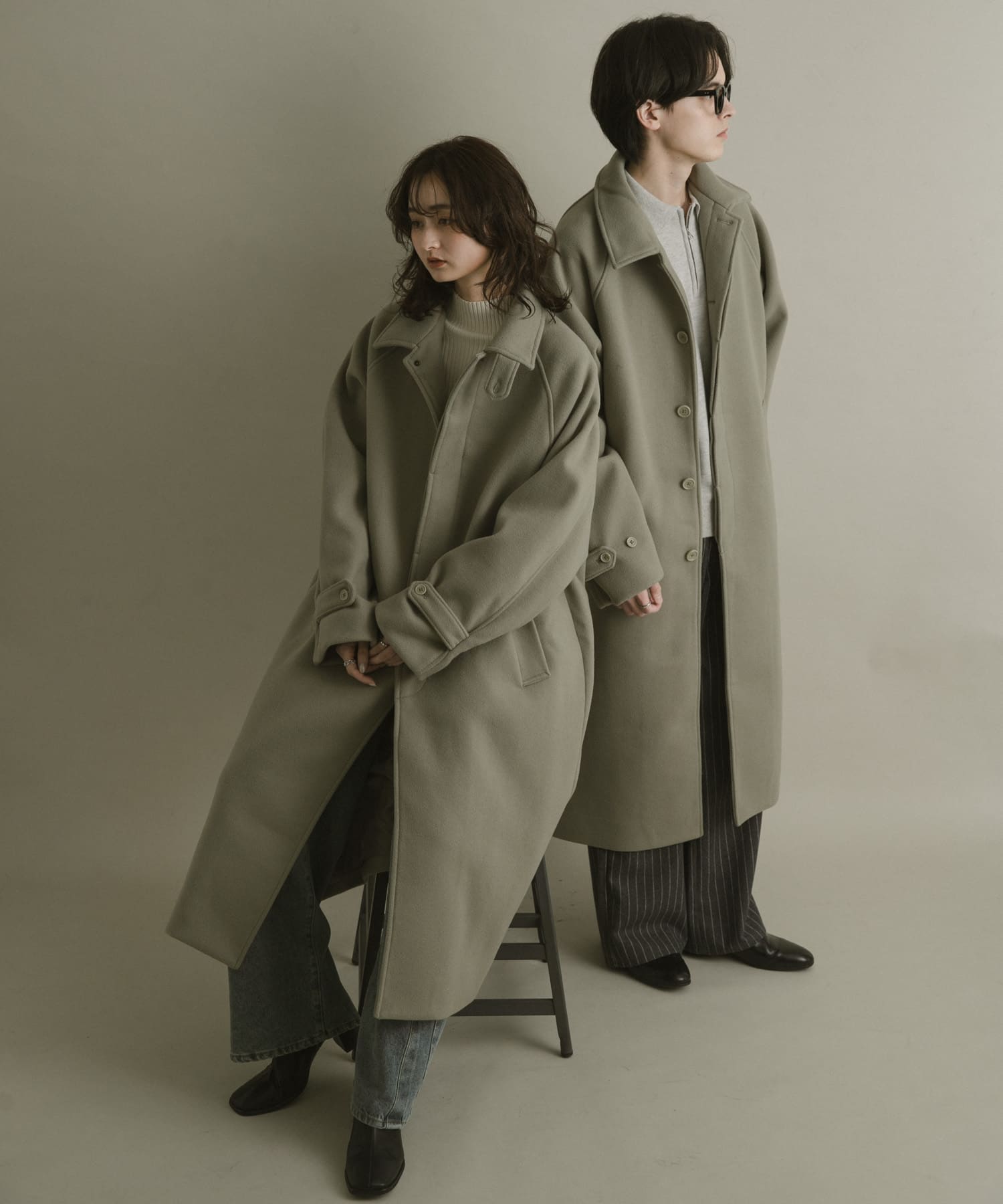 身長：169cm サイズ：M／身長：173cm サイズ：L