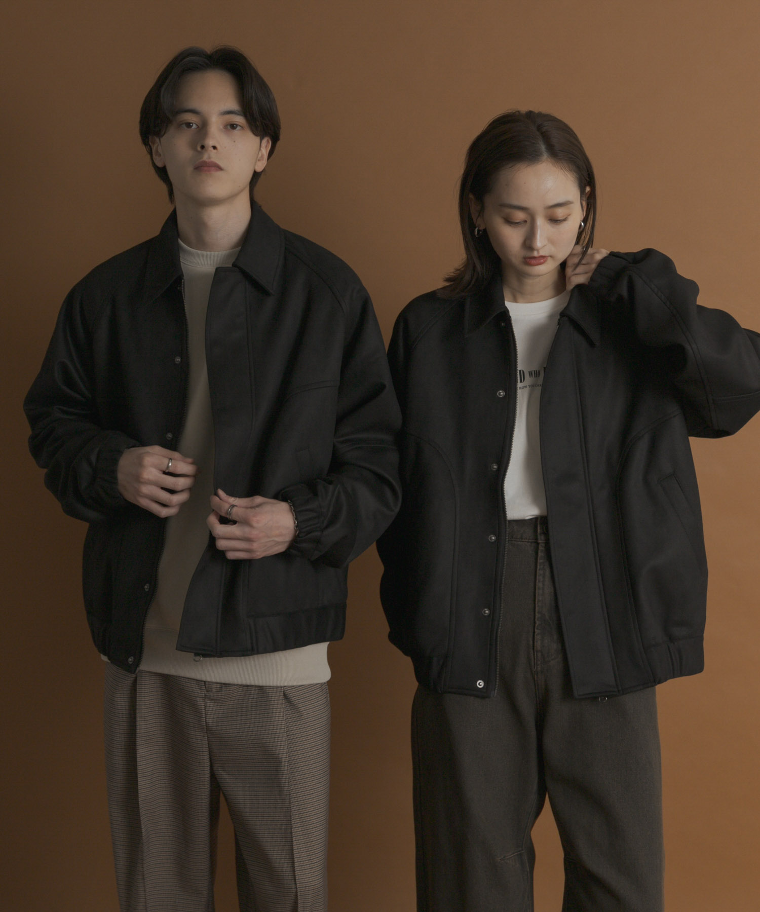 身長：173cm サイズ：L／身長：169cm サイズ：M