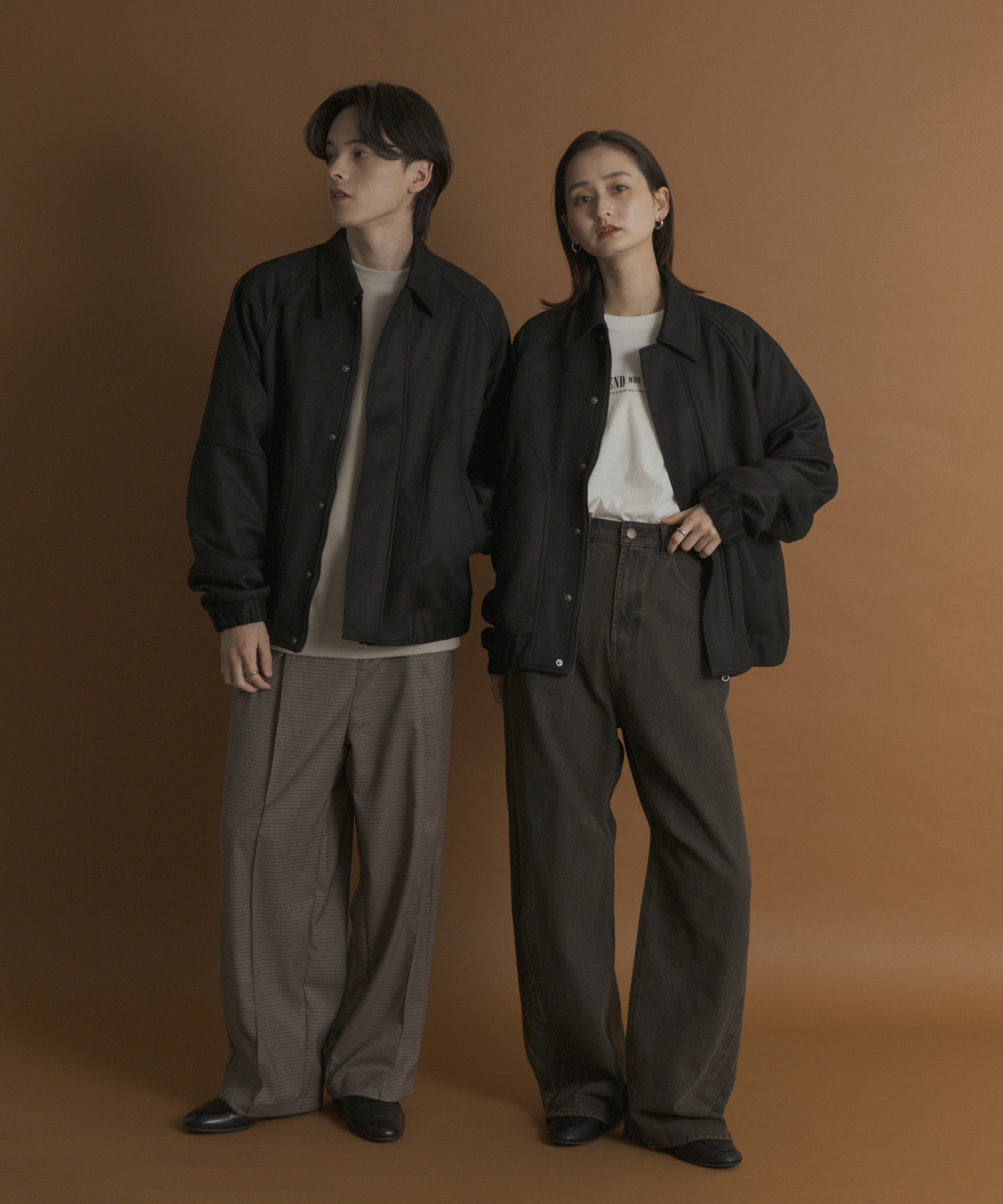 身長：173cm サイズ：L／身長：169cm サイズ：M