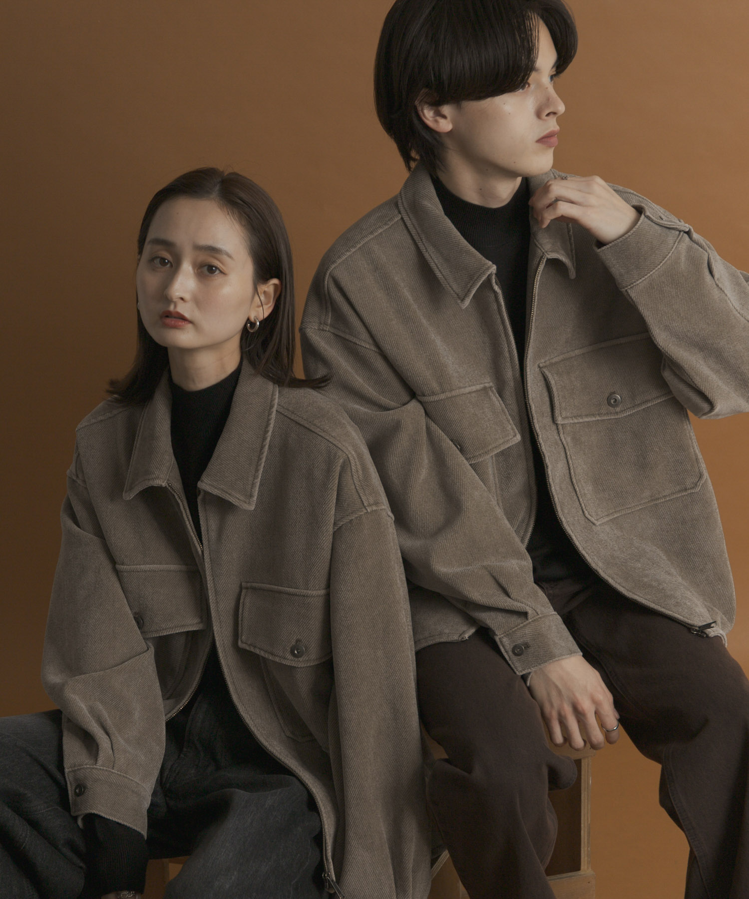 身長：173cm サイズ：L／身長：169cm サイズ：M