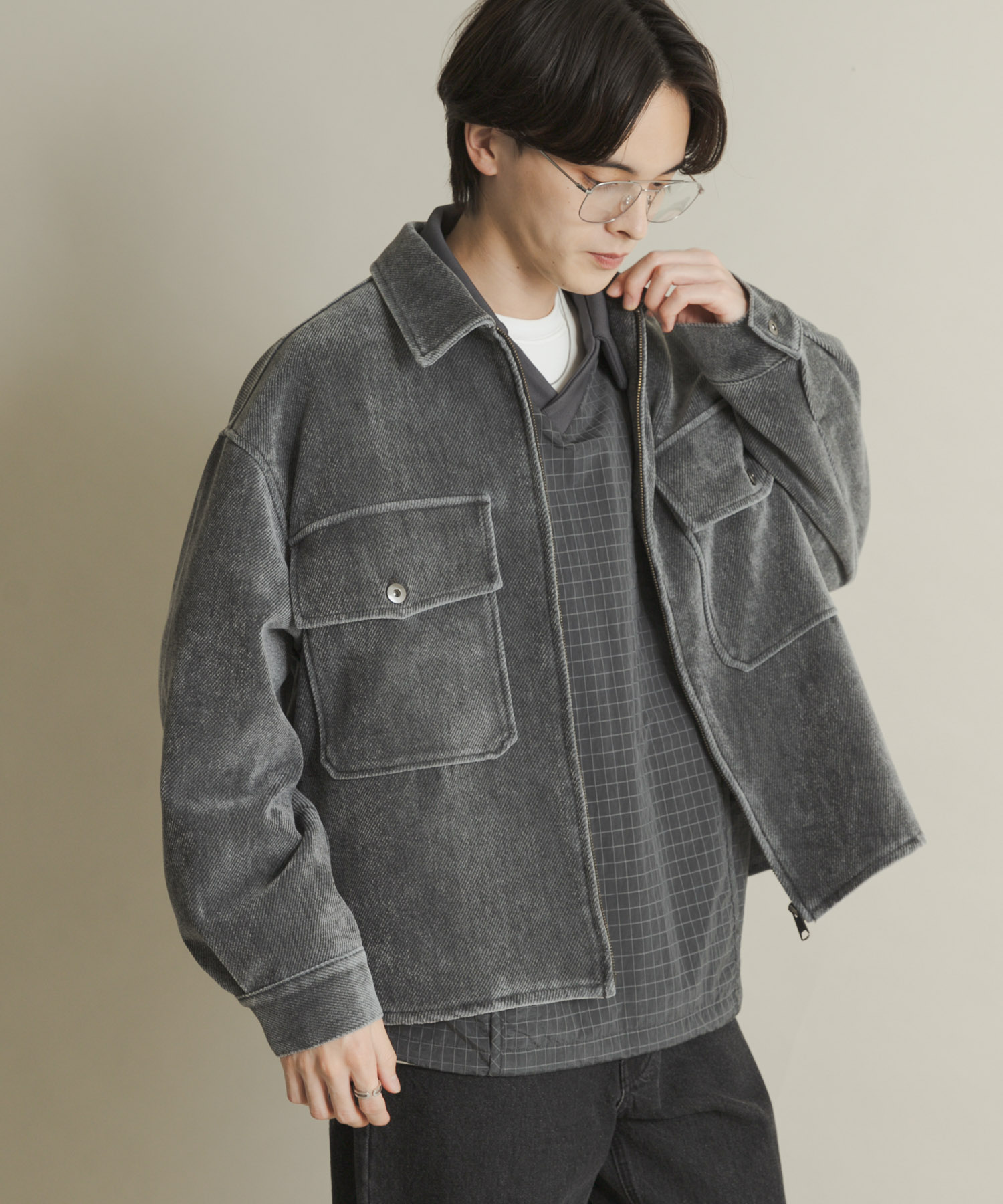 身長：173cm サイズ：L