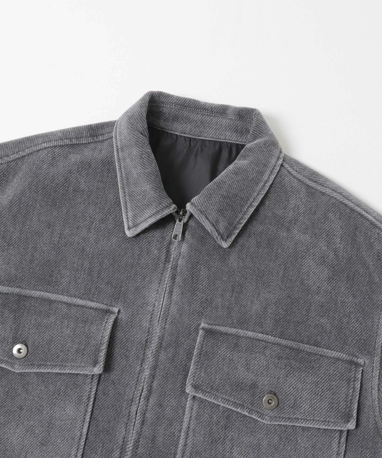 ヴィンテージツイルZIPブルゾン BLACK M