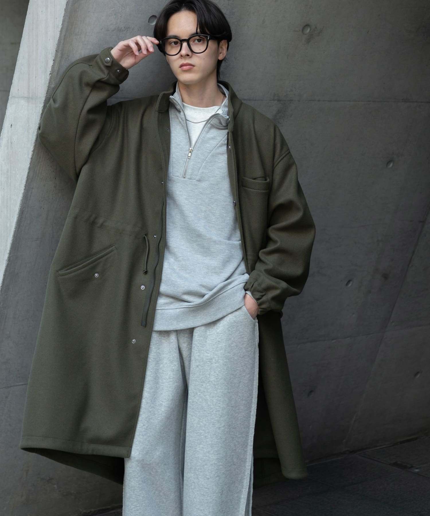 『UR TECH』 カットメルトンモッズコート