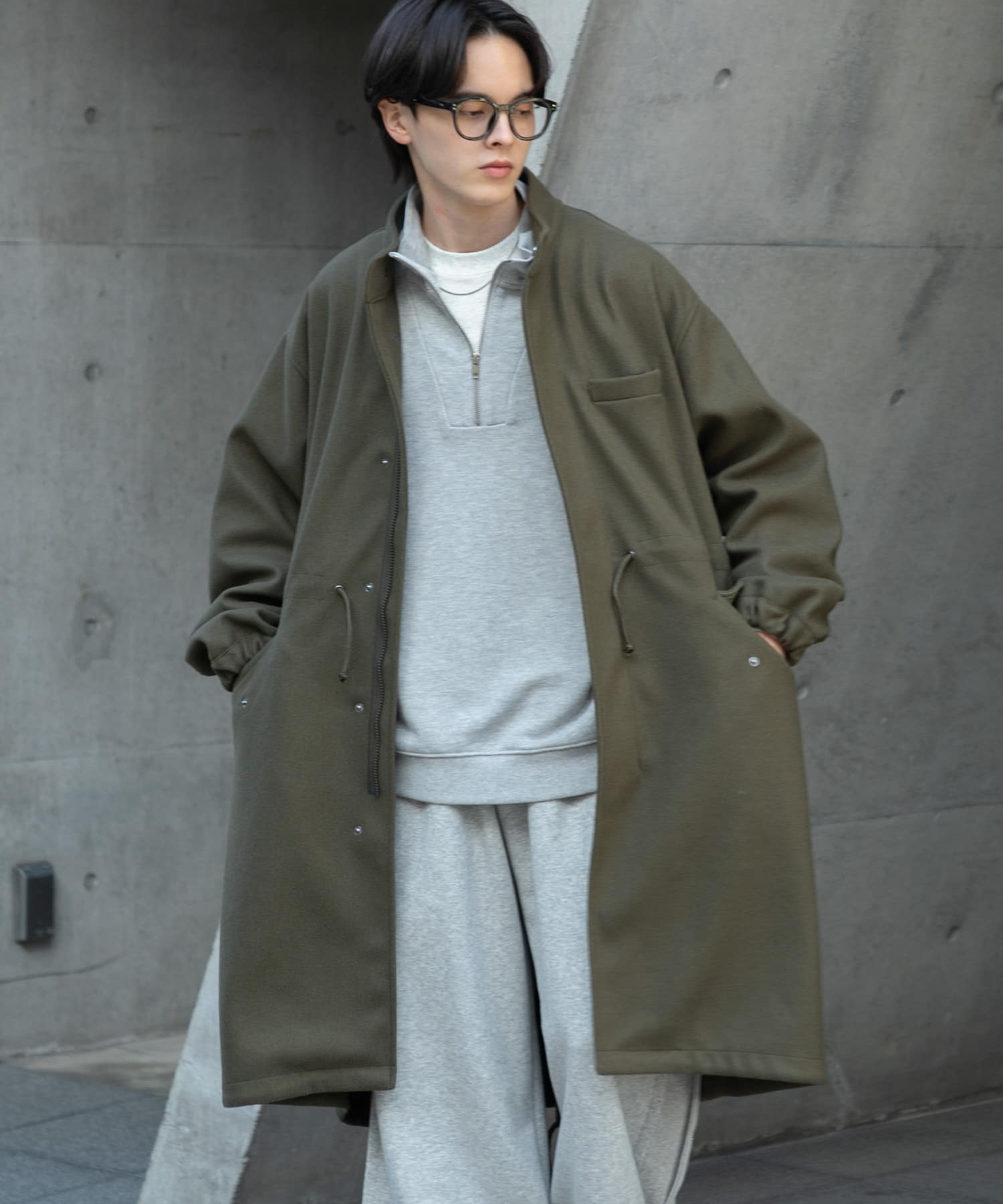 UR TECH』 カットメルトンモッズコート(M KHAKI): アウター｜URBAN