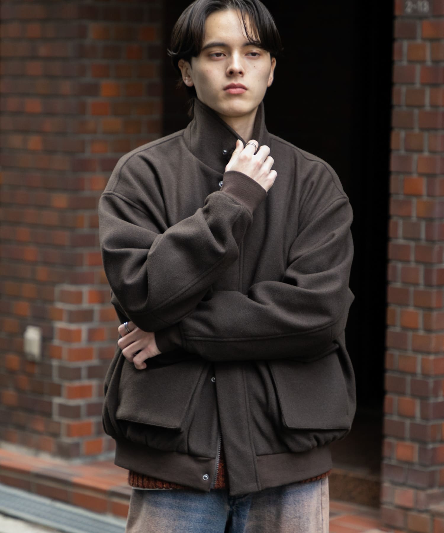 身長：173cm サイズ：L