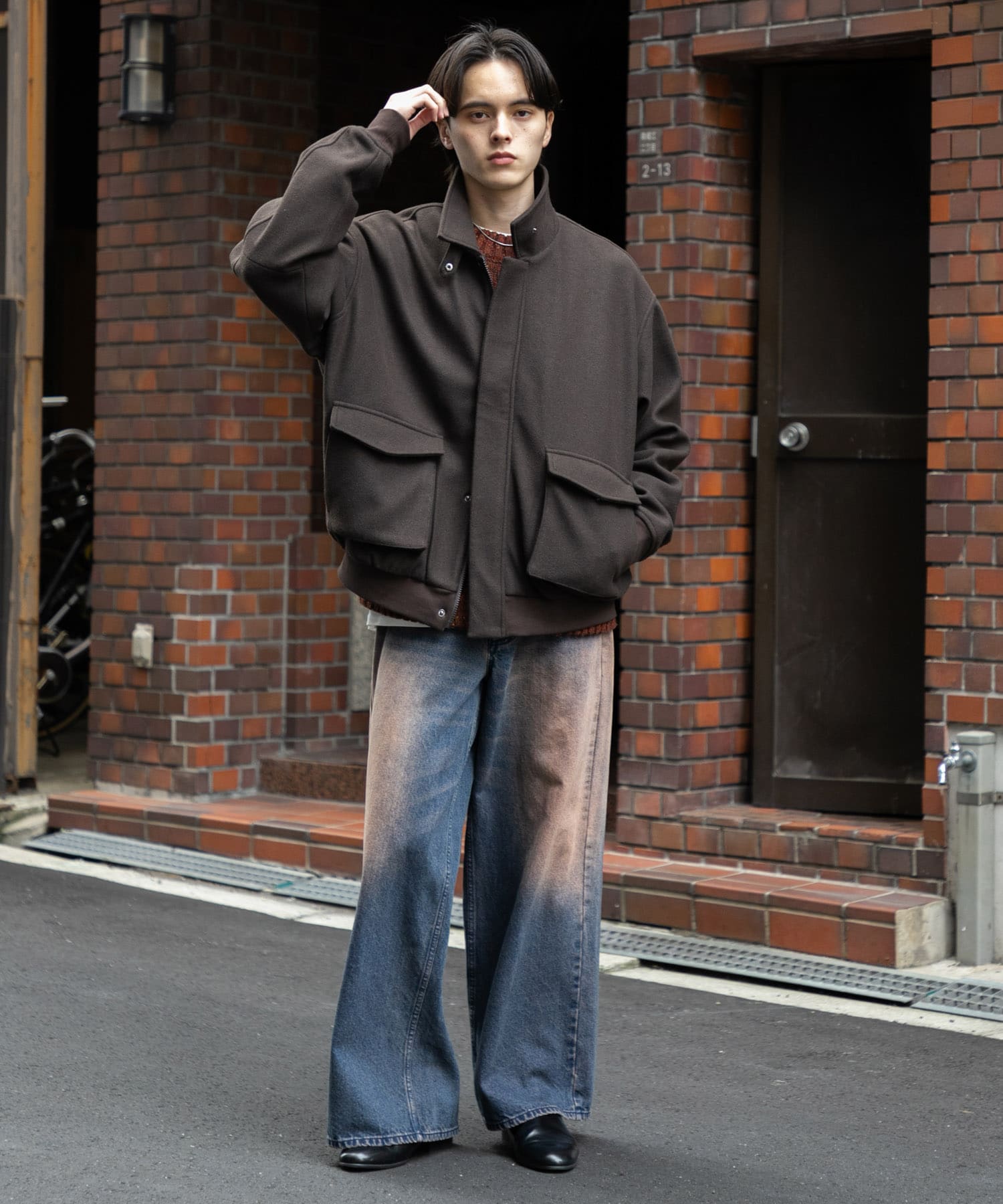 身長：173cm サイズ：L