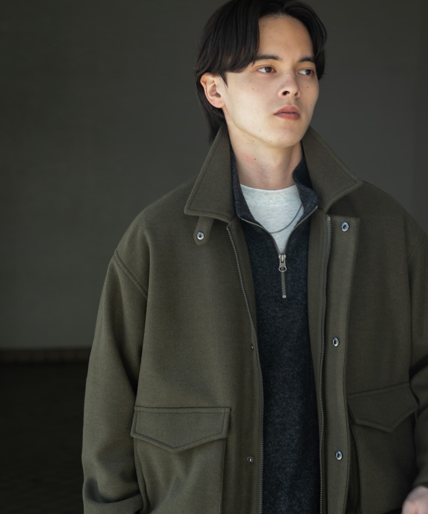 身長：173cm サイズ：L