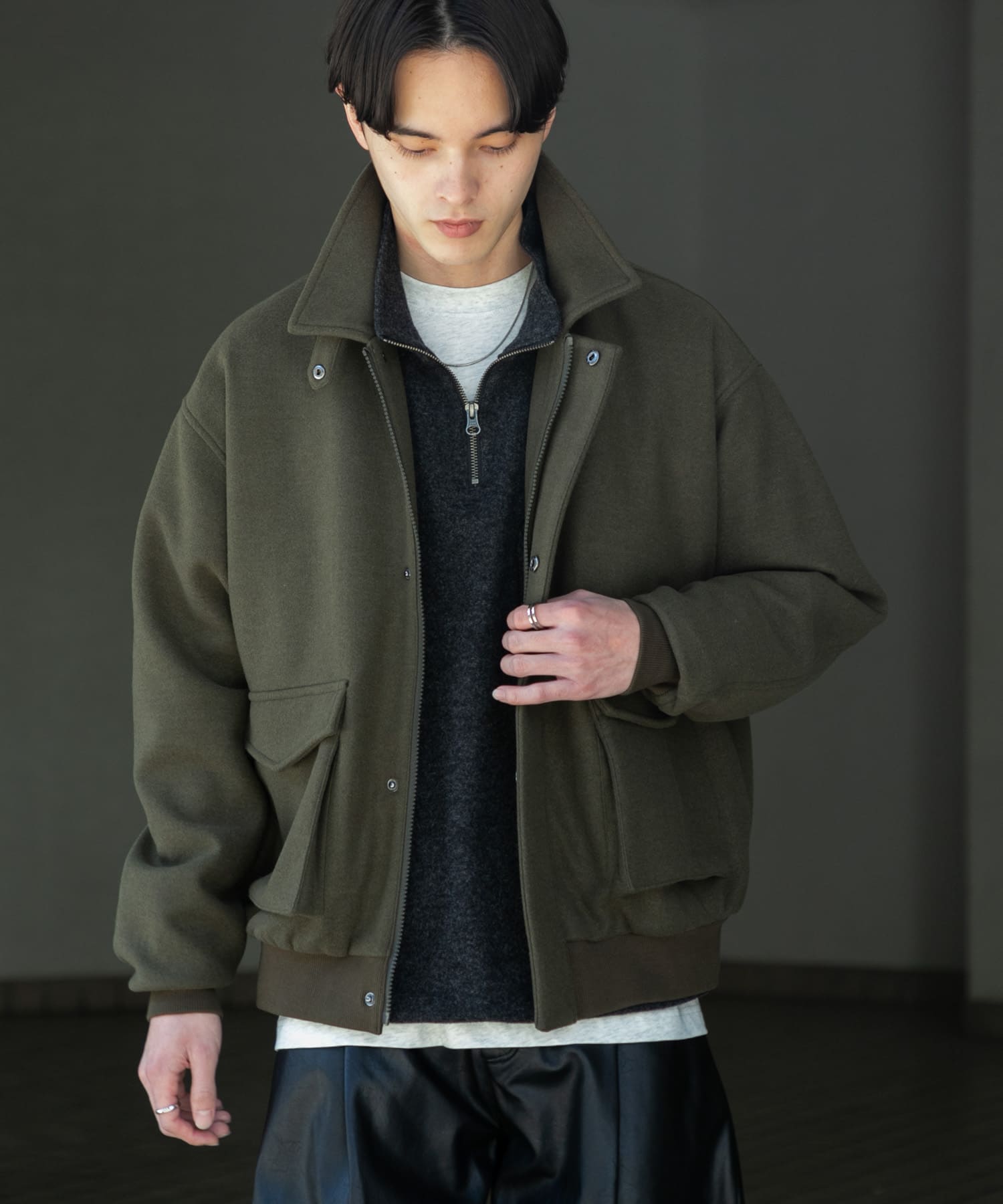 身長：173cm サイズ：L