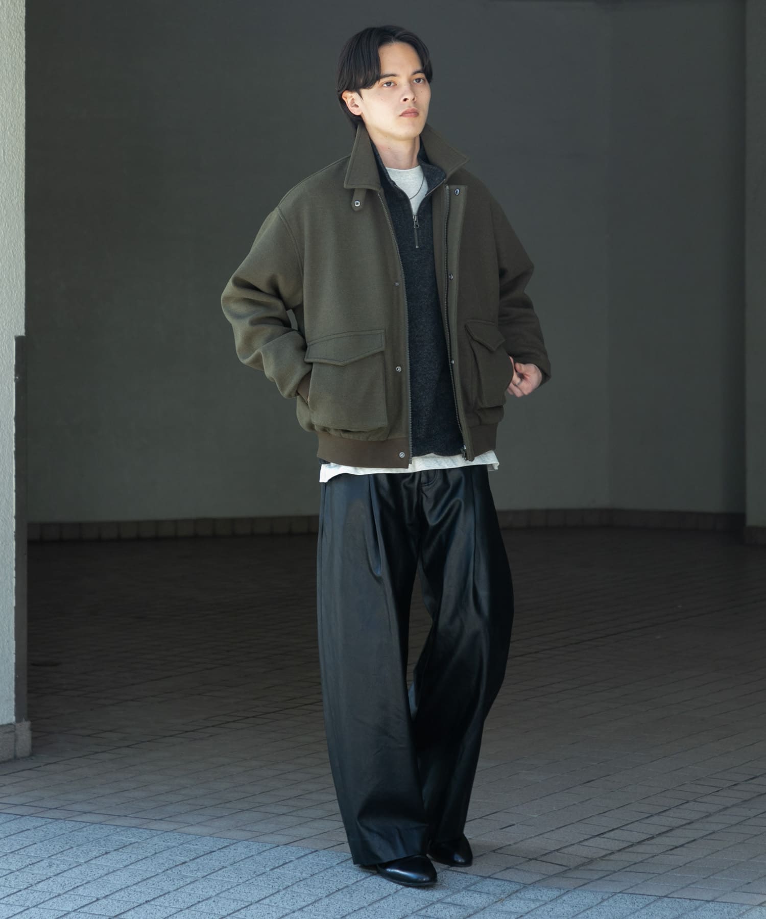 身長：173cm サイズ：L