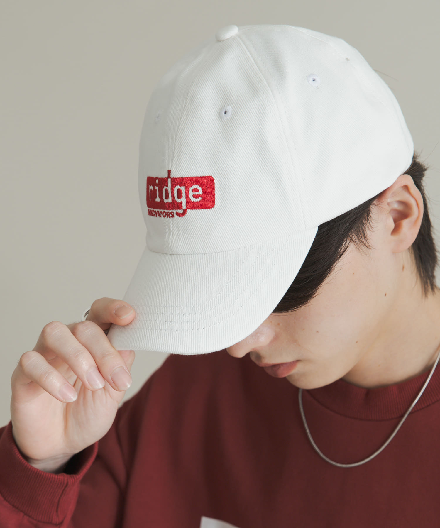 アソートグラフィックロゴキャップ WHITE One